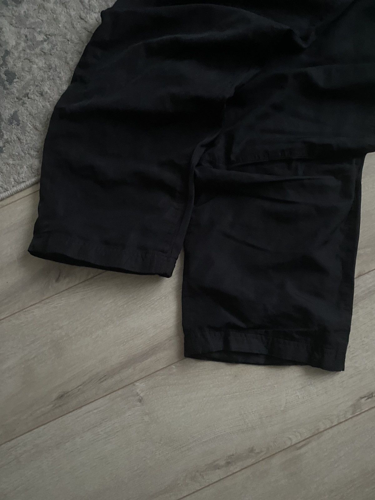 Nike Vintage Nike Baggy Nylon Track Pants Drill Balck Oversized Size US 38 / EU 54 - 6 Thumbnail