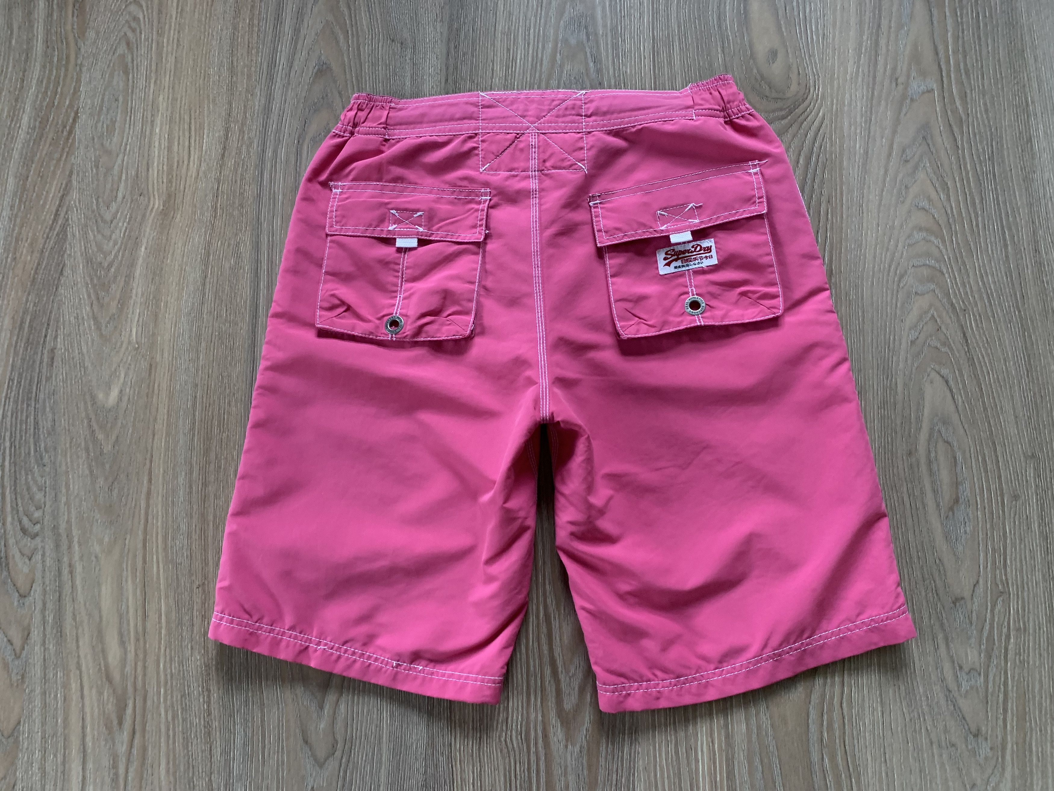 Superdry Superdry Pink Swim Printed Shorts Size US 32 / EU 48 - 3 Thumbnail