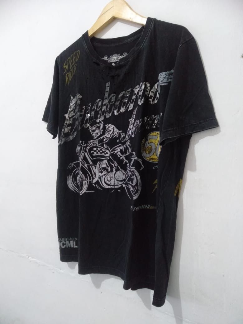 If Six Was Nine Vintage Skeleton motorcycle Zip graphic tee Size US M / EU 48-50 / 2 - 8 Thumbnail