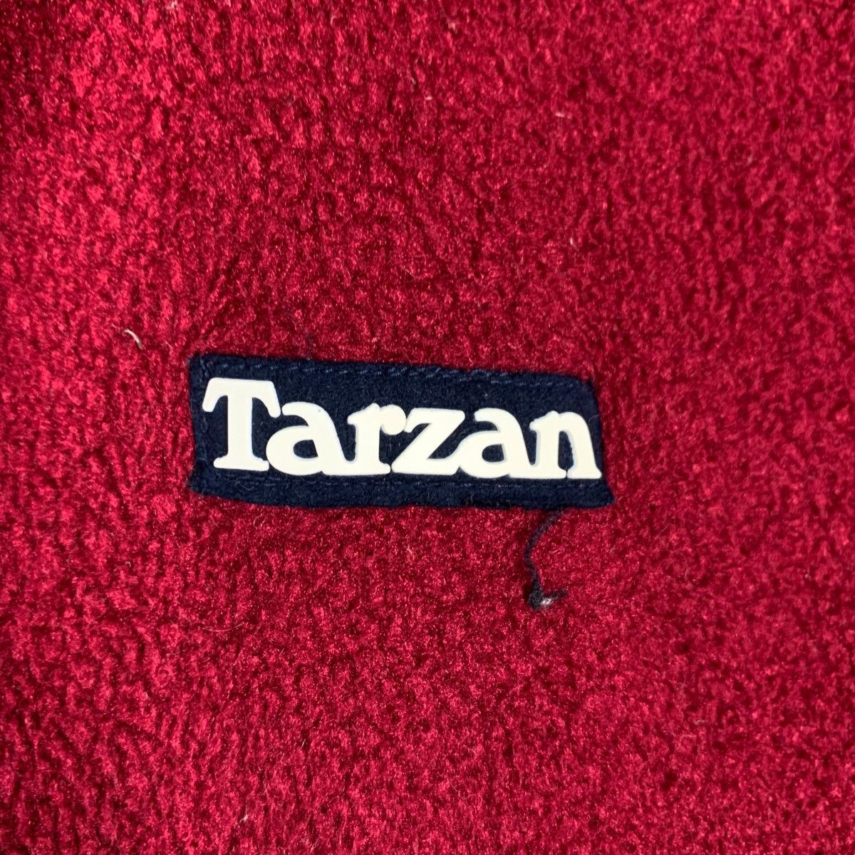 Japanese Brand TARZAN Red Fleece Jacket #1065-C48 Size US L / EU 52-54 / 3 - 14 Thumbnail
