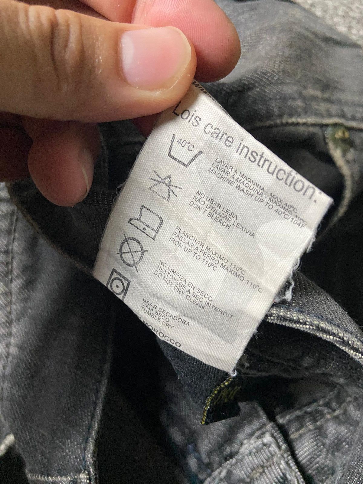 Japanese Brand Vintage LOIS Equip Spec Regular Cut Jeans (161) Size US 31 - 5 Thumbnail