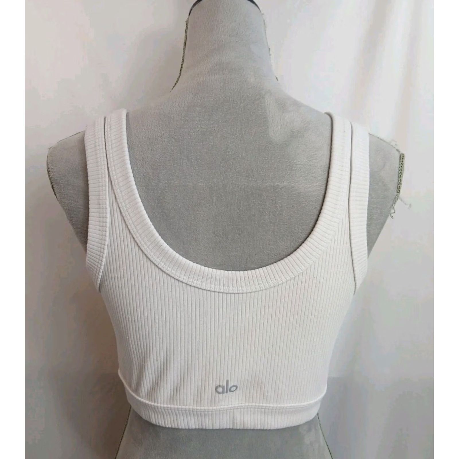 Aspire Tank - White/Black | ALO Alo Yoga Tank Womens Large White 