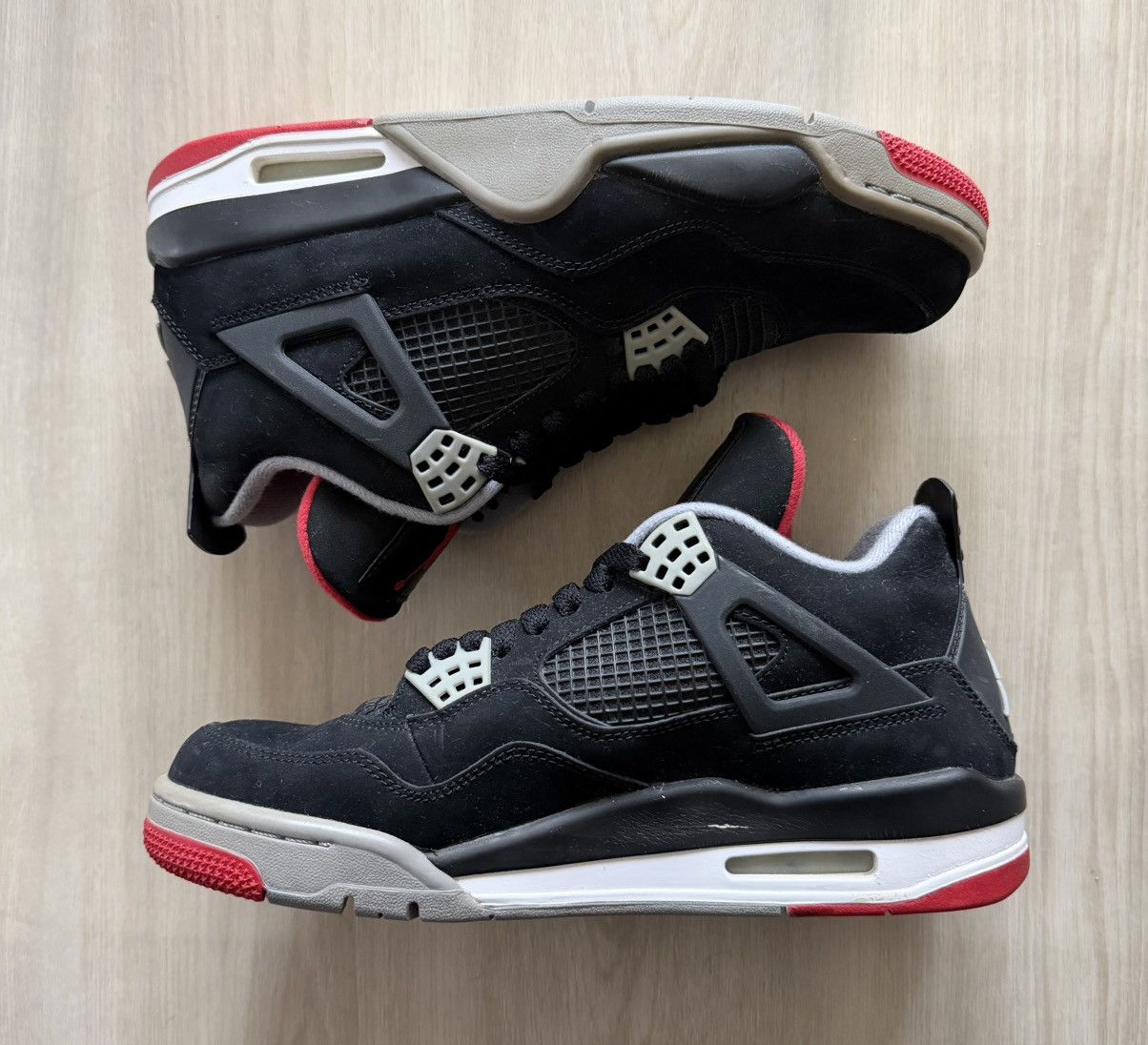 Jordan Brand 2012 Jordan 4 Retro Bred Sz 9.5 With Original Box Size US 9.5 / EU 42-43 - 5 Thumbnail