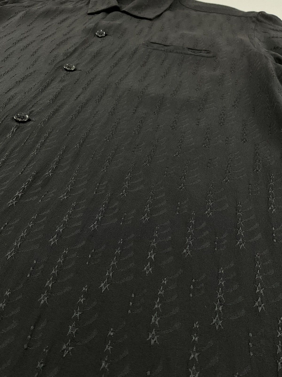 Saint Laurent Paris Saint Laurent S/S'19 Chain Star Silk Shirt Size US M / EU 48-50 / 2 - 5 Thumbnail