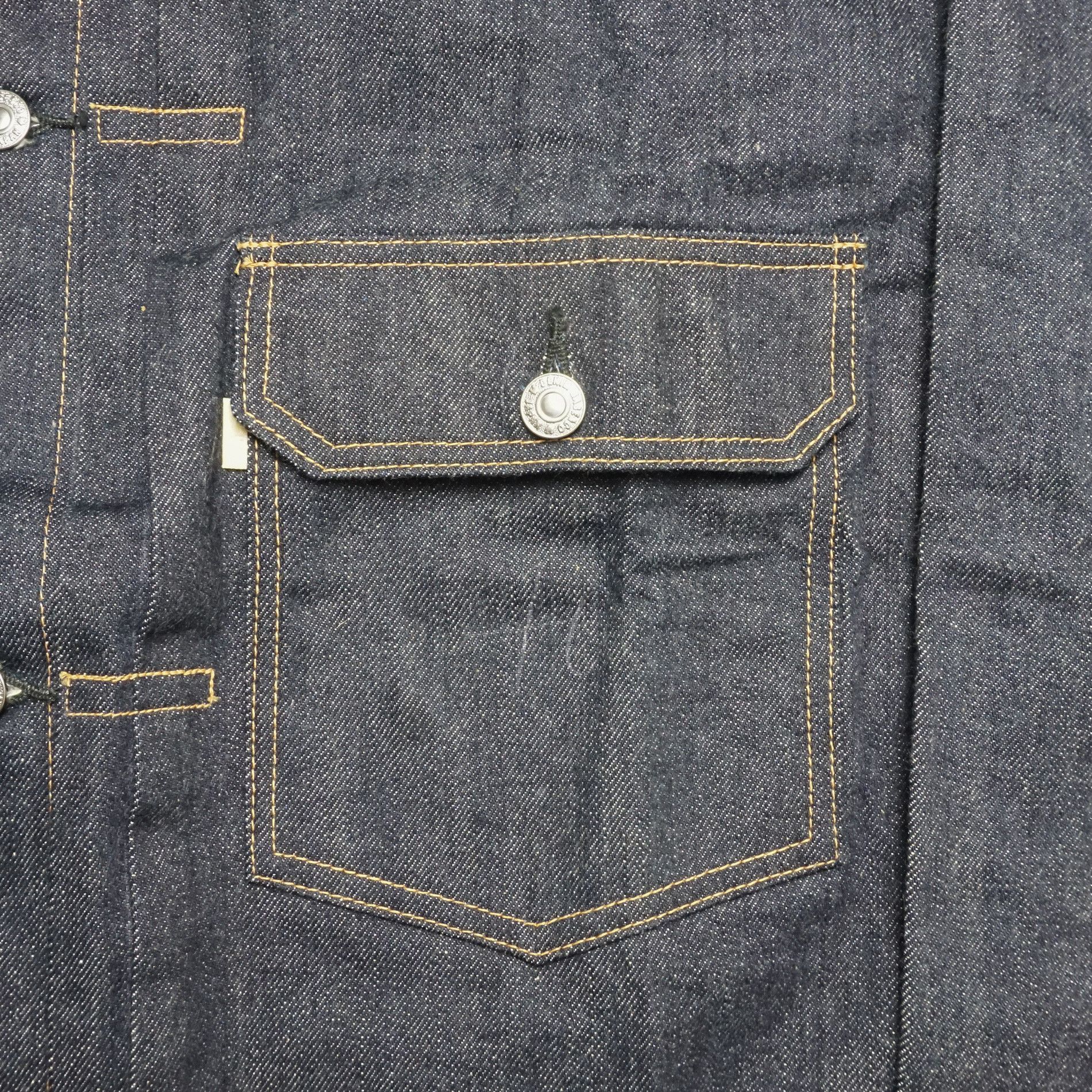 Japanese Brand DENIM BRIDGE Type 1 Jacket - Raw Selvedge - Made in Japan Size US XL / EU 56 / 4 - 3 Thumbnail