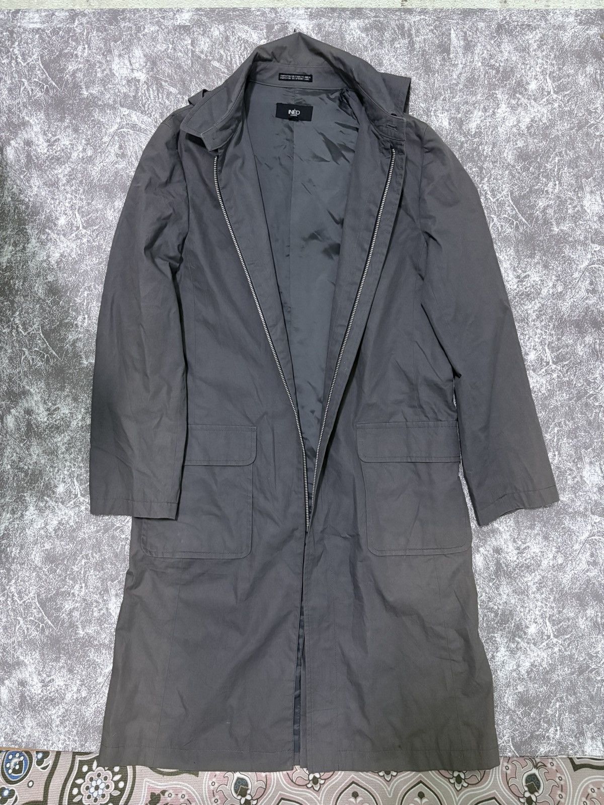 Japanese Brand × Vintage × Yohji Yamamoto Ined homme by Yohji Yamamoto Coat Jacket Size US XS / EU 42 / 0 - 1 Thumbnail