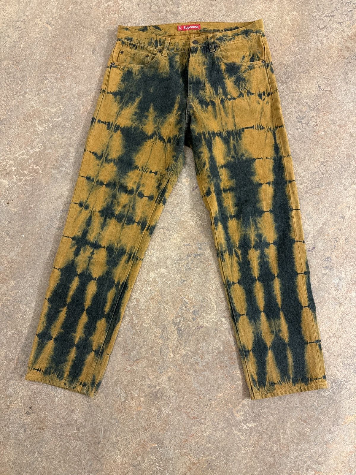 Supreme Supreme FW22 rust dyed jeans | Grailed