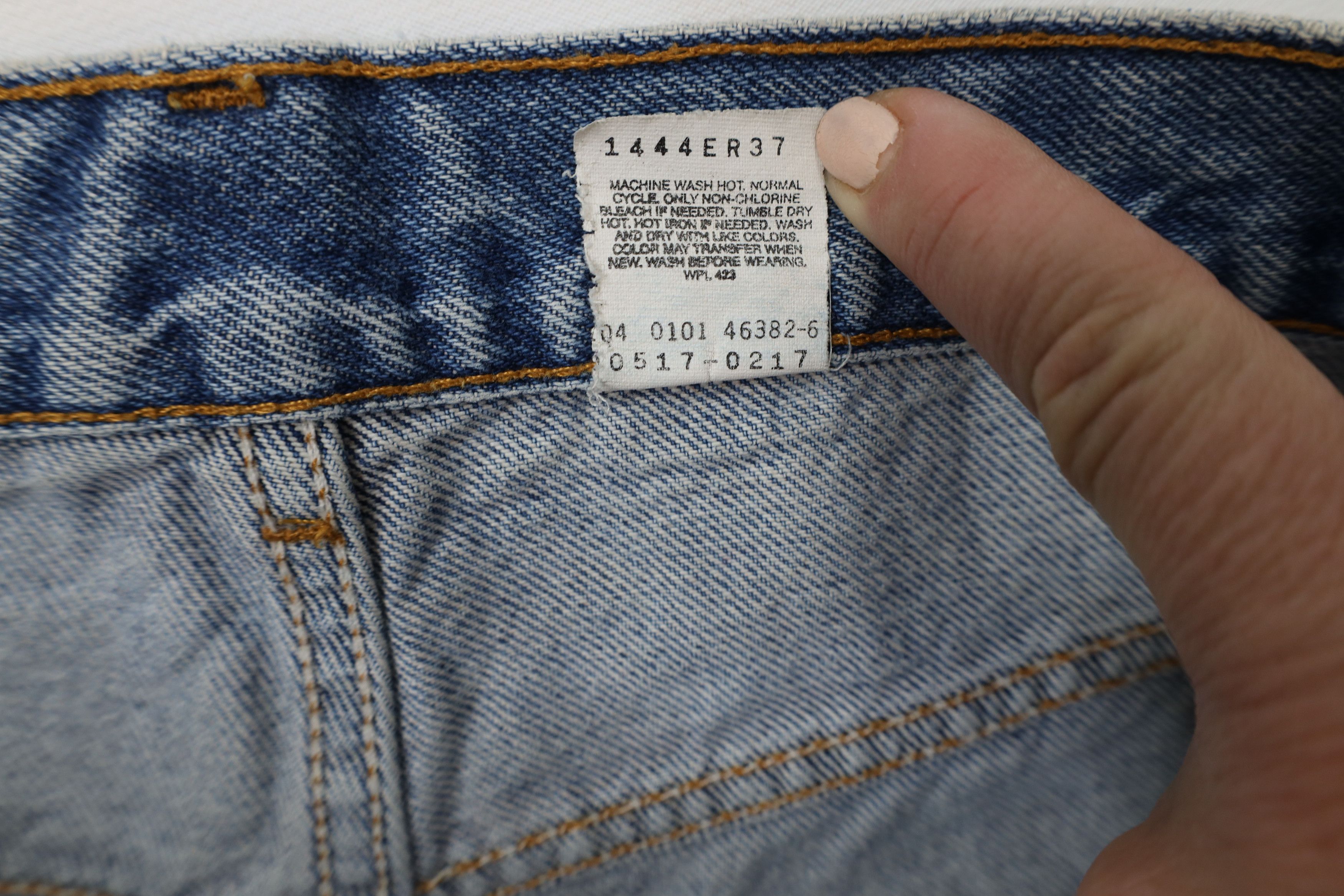 Levi's Vintage Y2K 2001 Levis 517 Flared Bootcut Denim Jeans Blue Size US 34 / EU 50 - 10 Thumbnail