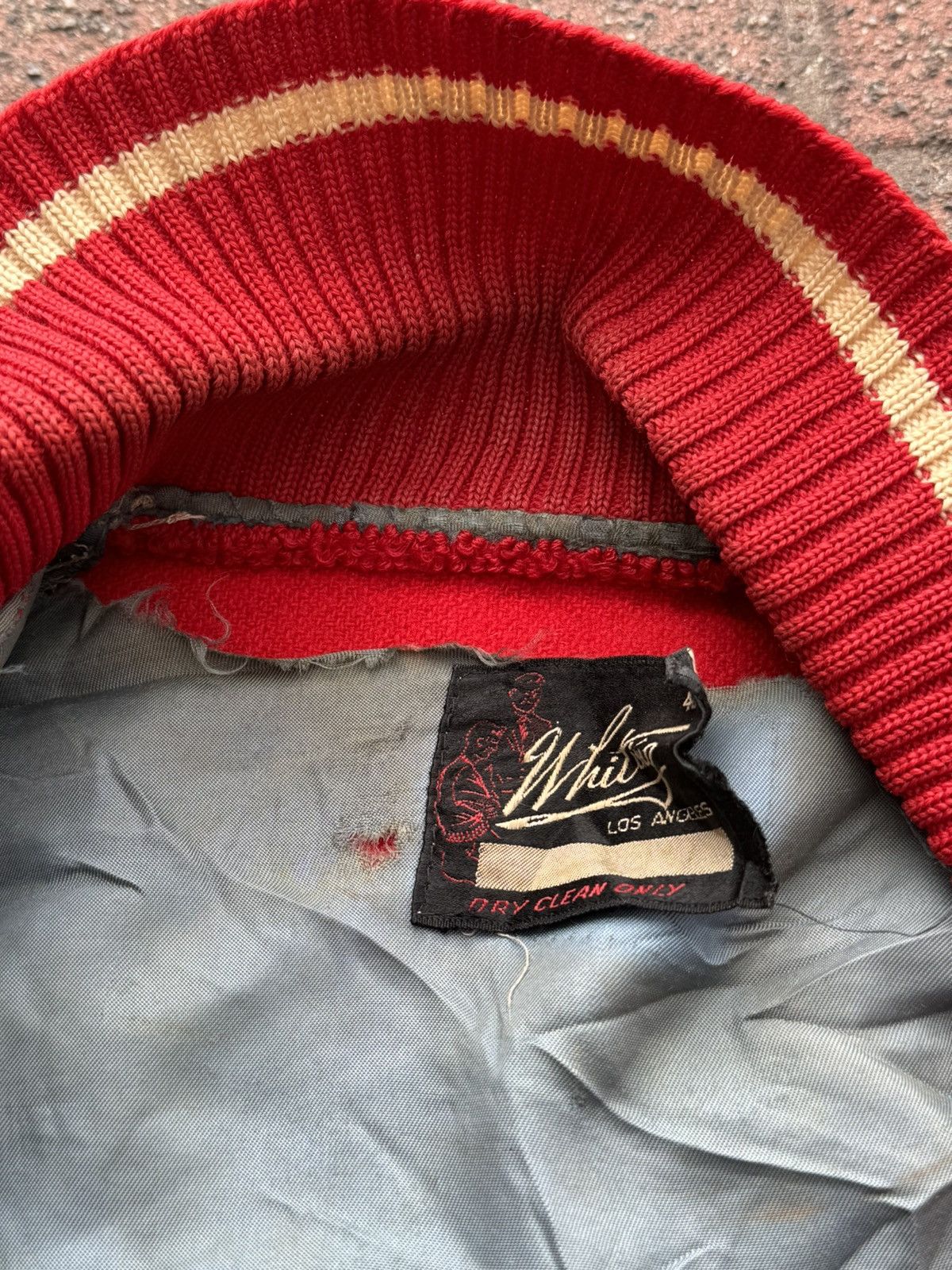 Vintage Vintage 60s Whiting Red Varsity Jacket Size US M / EU 48-50 / 2 - 6 Thumbnail