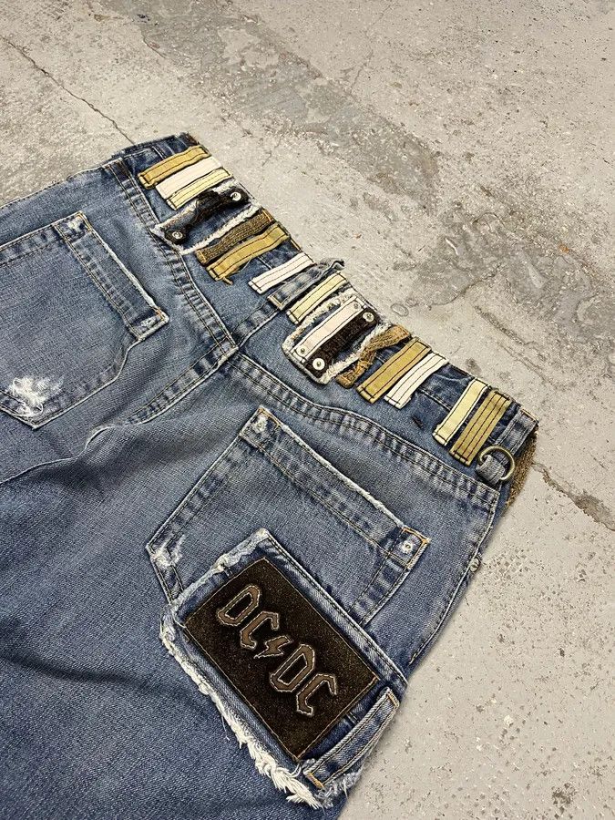 Dsquared2 SS2005 Dsquared2 DCDC Multi Belt Loop Blue Jeans Size US 32 / EU 48 - 10 Thumbnail