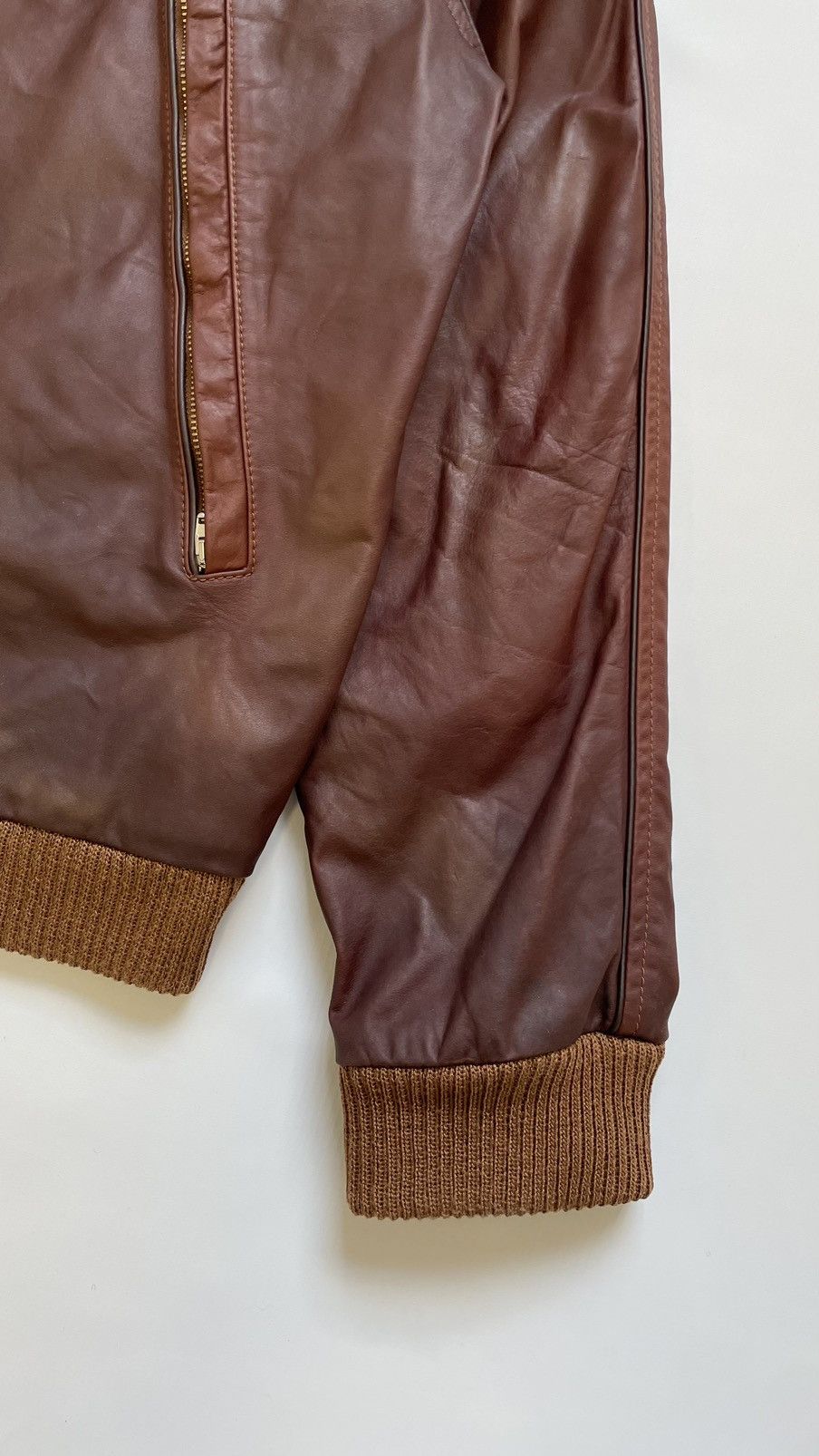 Maison Margiela S/S 04 ‘Five Zip’ Leather Bomber Jacket Size US M / EU 48-50 / 2 - 14 Thumbnail