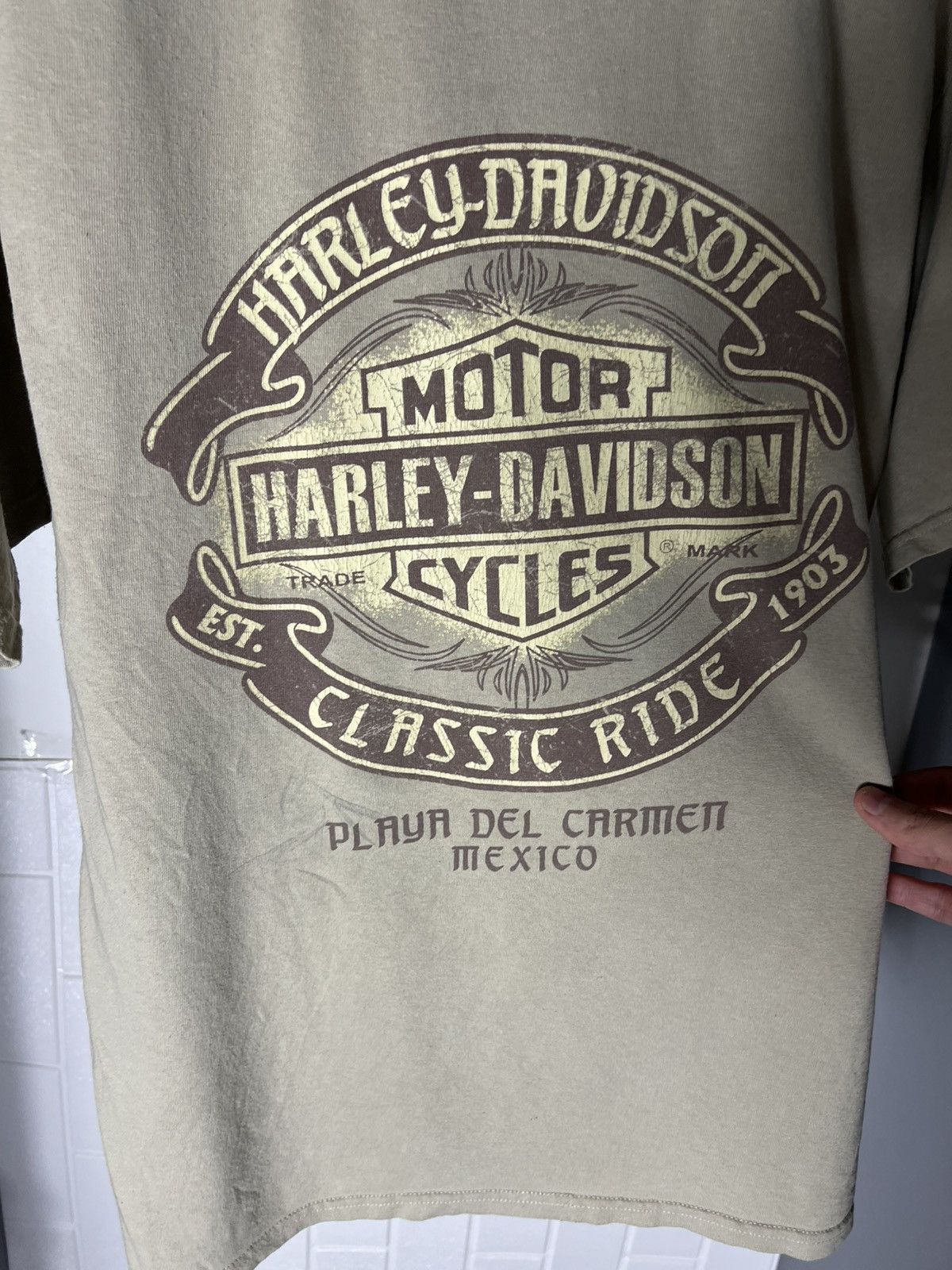 Harley Davidson VINTAGE HARLEY DAVIDSON MOTORCYCLE MEXICO RETRO BIKE Y2K 90s Size US XL / EU 56 / 4 - 7 Thumbnail