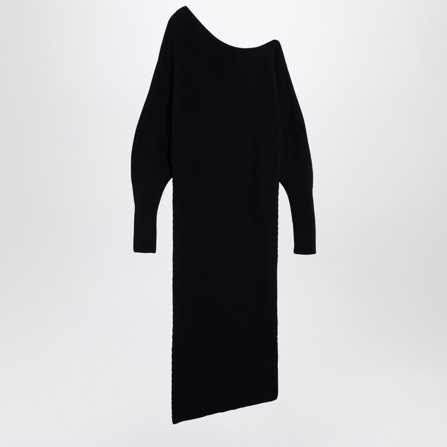 Philosophy di Lorenzo Serafini o1d2blof0924 Wool Dress in Black Size S / US 4 / IT 40 - 1 Thumbnail