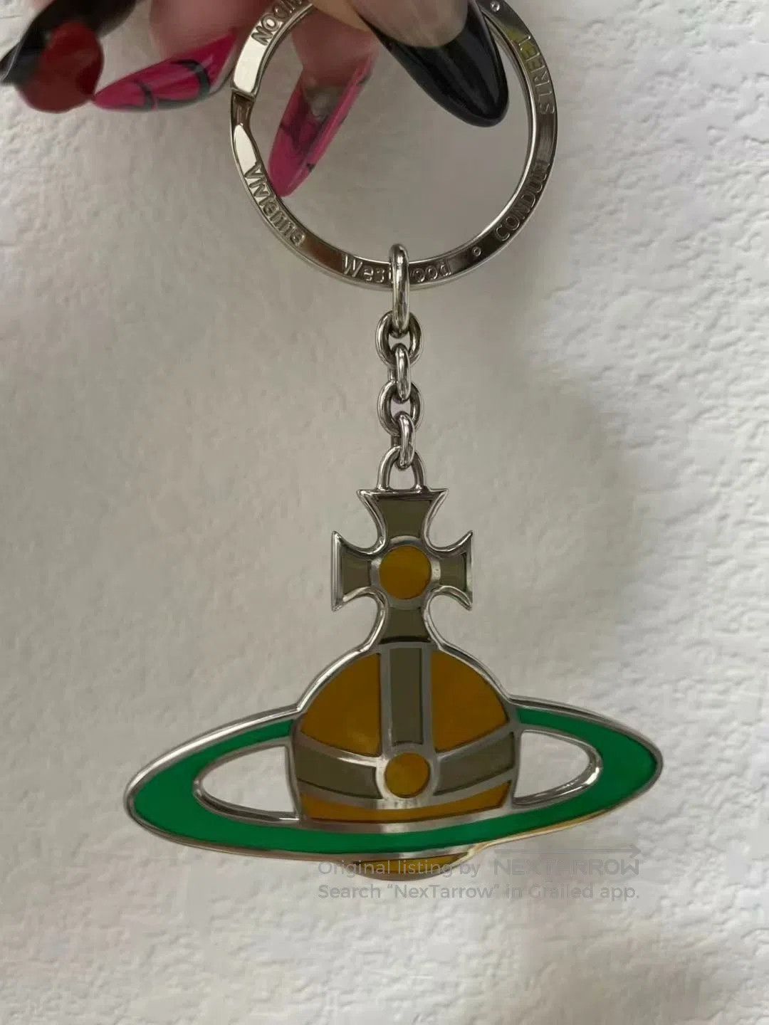 Vivienne Westwood Vivienne Westwood Saturn Keychain. Size ONE SIZE - 1 Thumbnail