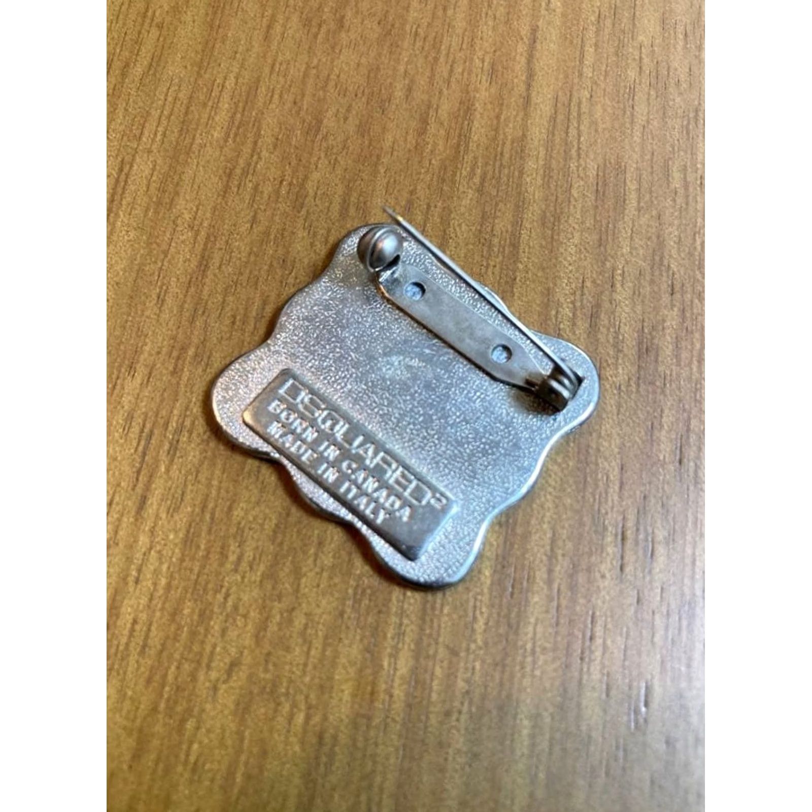 Dsquared2 DSQUARED2 Men Belt Accessories Pin Badge D Limited Edition VHTF Popular Product Size ONE SIZE - 4 Thumbnail
