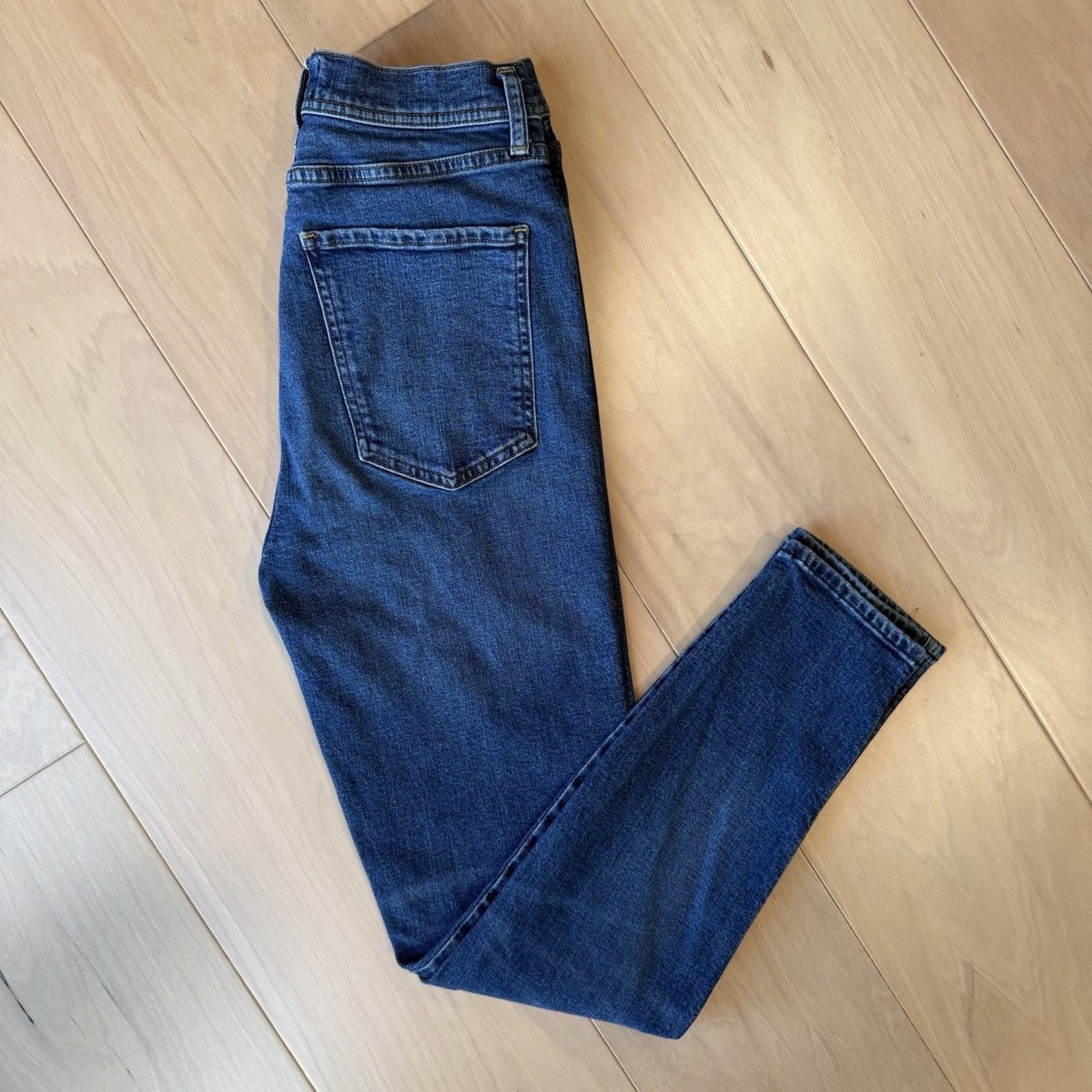 Agolde Agolde Roxanne Super High Rise Skinny Jeans Women's 26 Blue Size 26" / US 2 / IT 38 - 2 Thumbnail