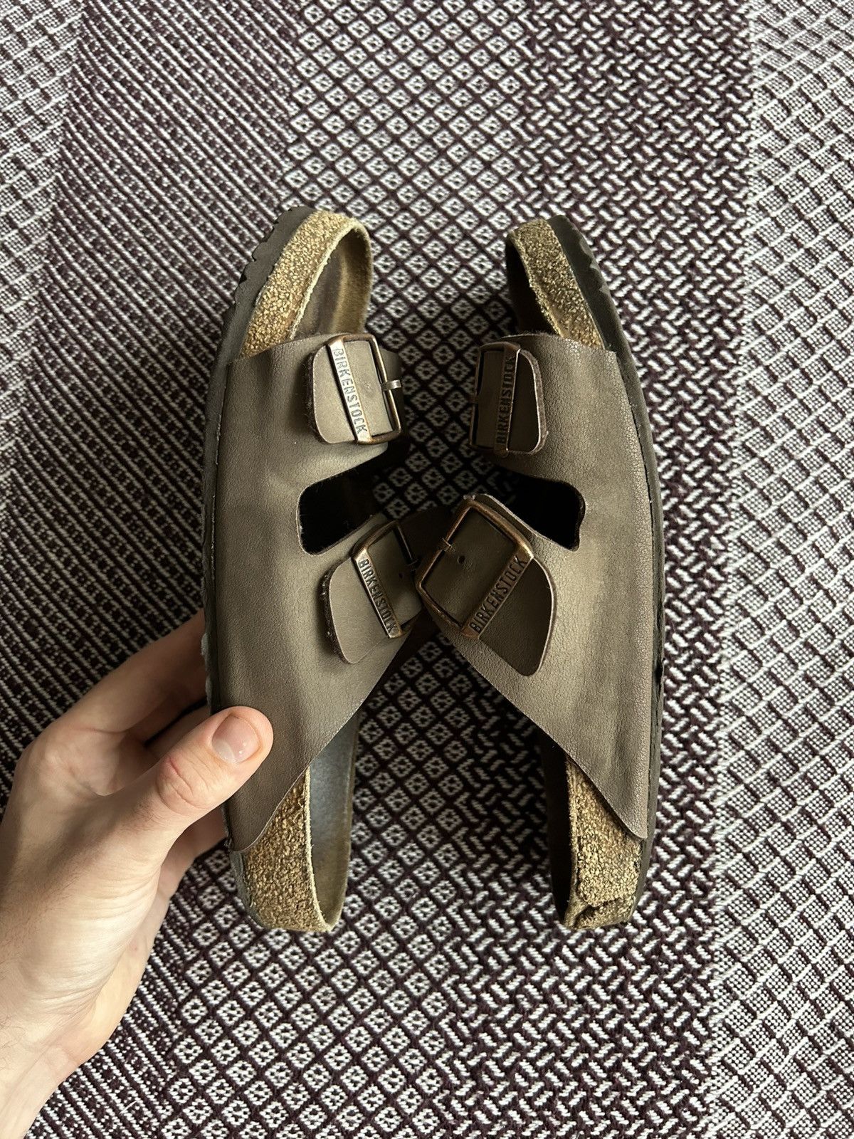 Birkenstock Birkenstock Arizona Oiled Leather Faded Sandals Unisex Sz 39 Size US 9 / IT 39 - 5 Thumbnail