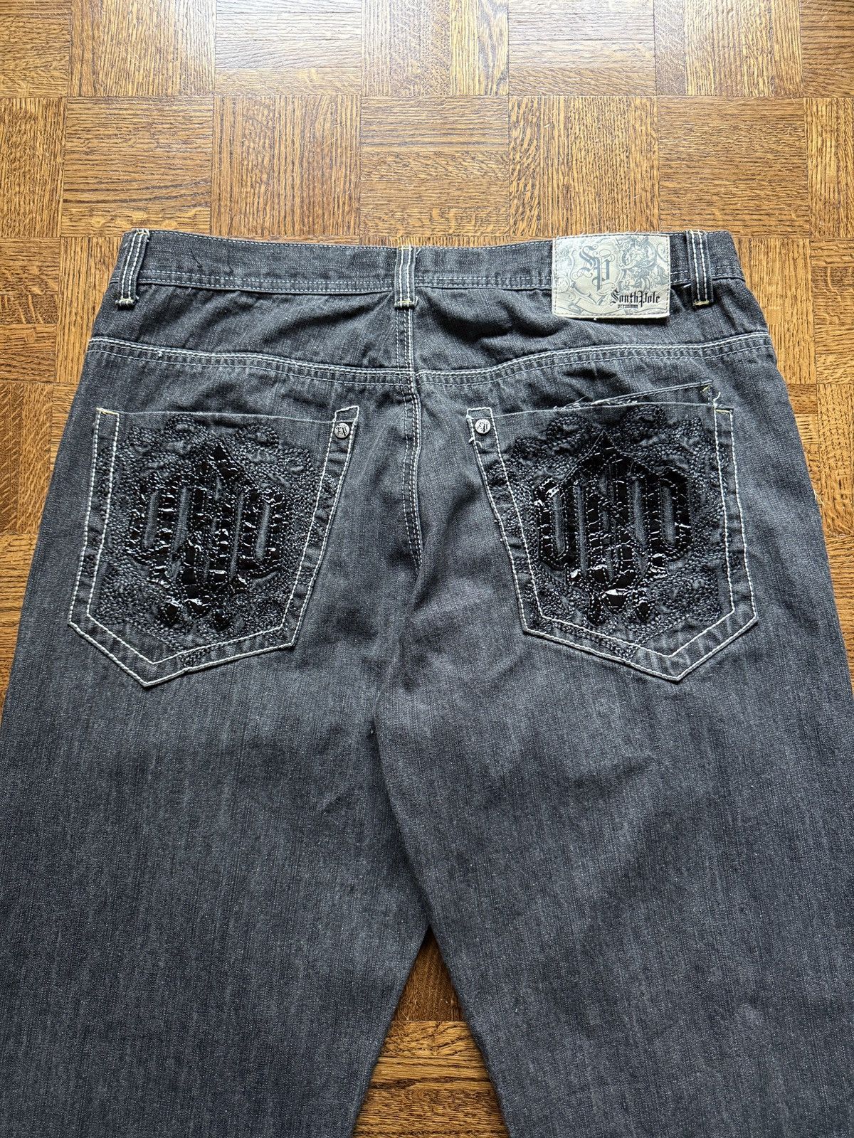 Southpole Vintage Y2K Southpole Embroidered Baggy Denim Jeans Size US 40 / EU 56 - 2 Thumbnail