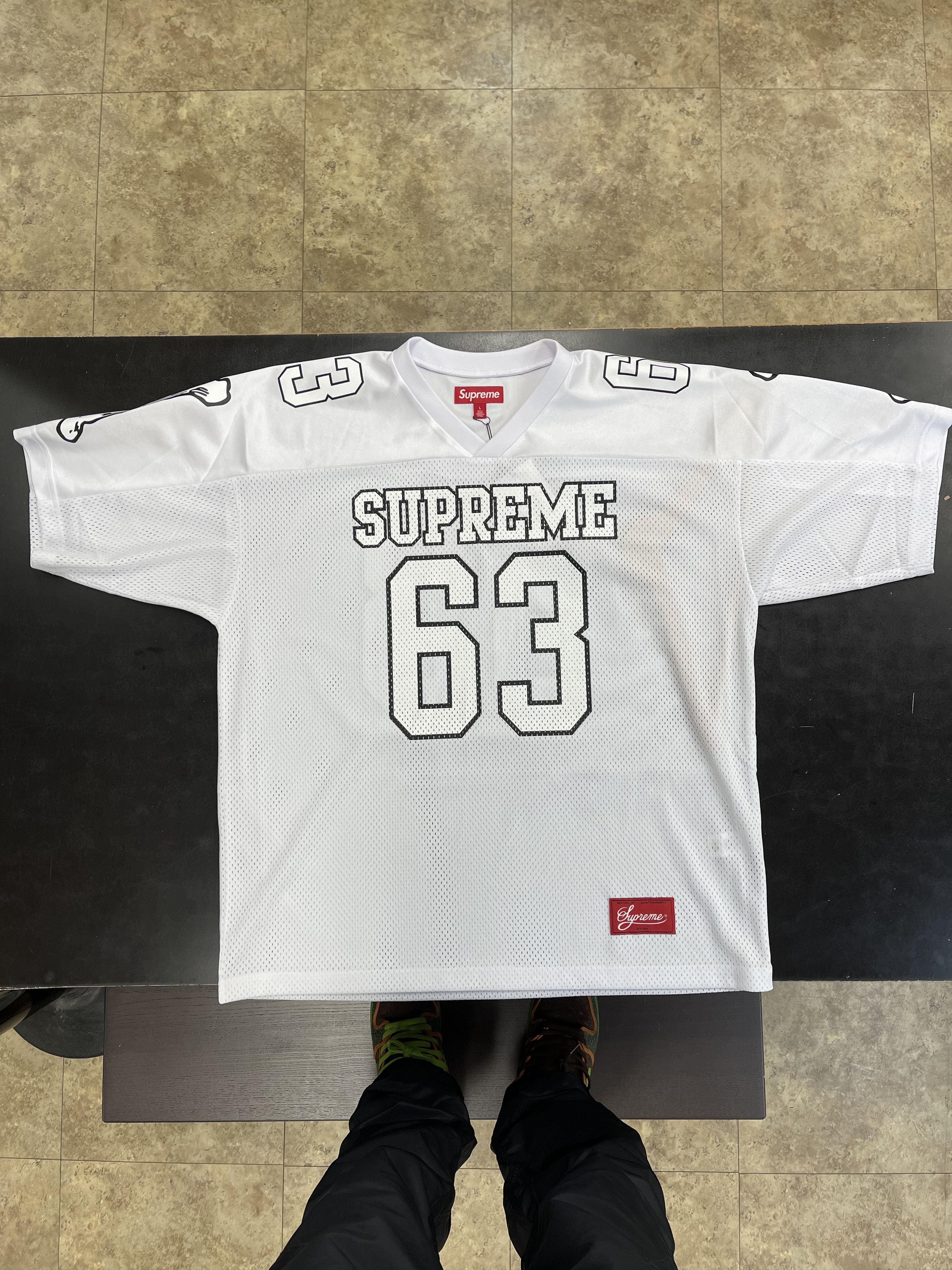 Supreme Supreme Bones Football Jersey | Grailed