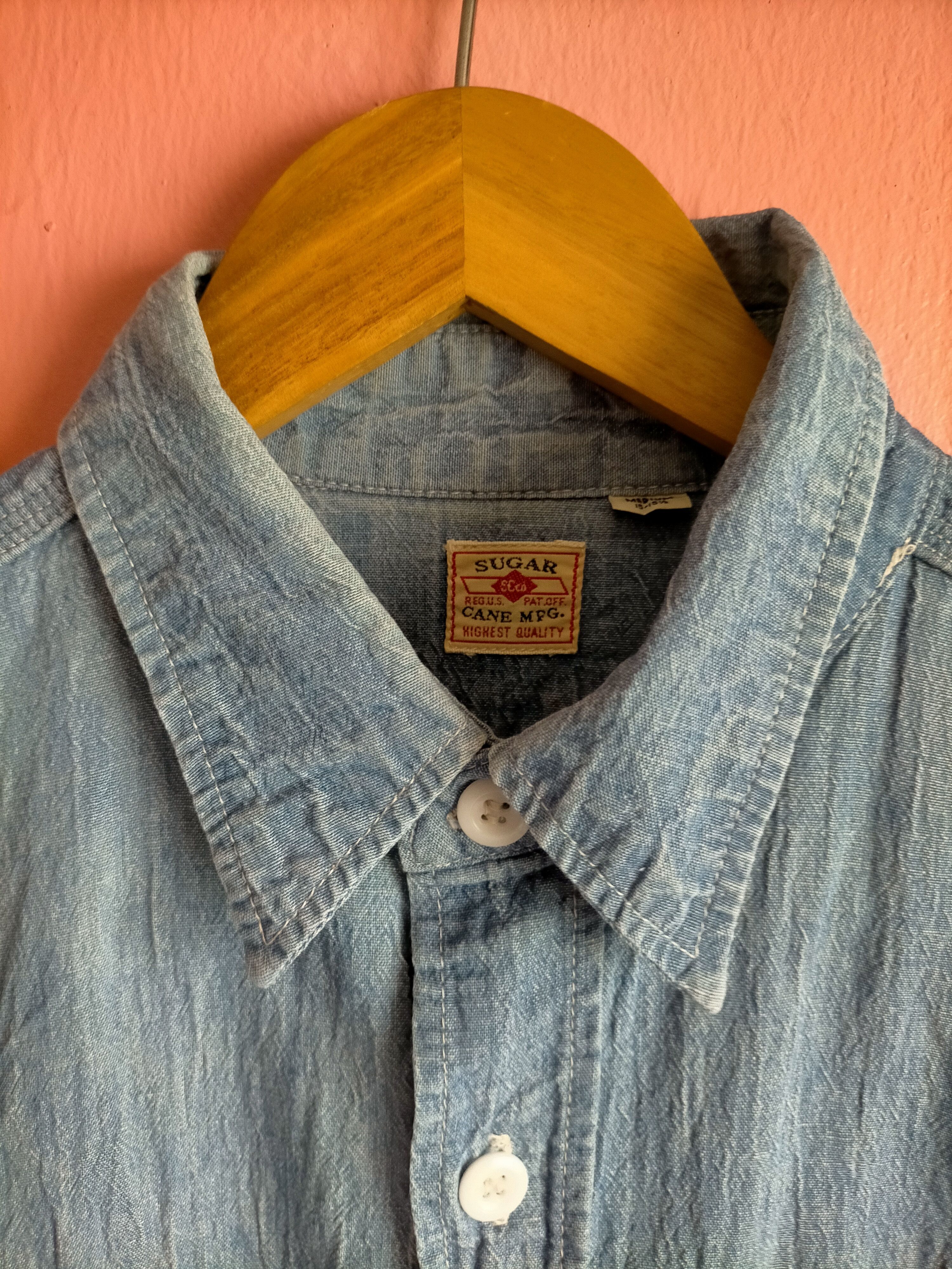 Sugar Cane Sugar Cane Chambry Shirt button ups Size US M / EU 48-50 / 2 - 5 Thumbnail