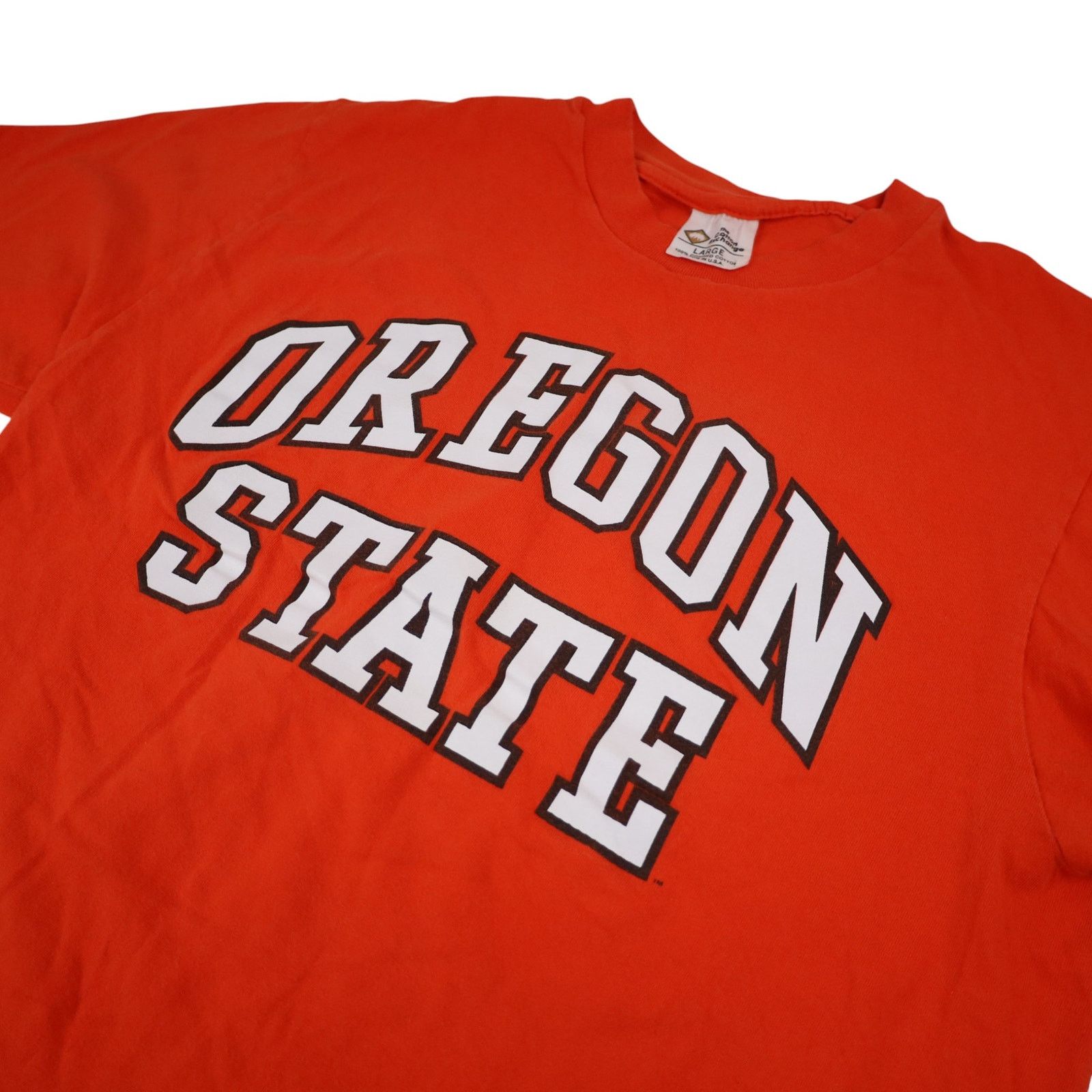 Vintage Vintage Oregon State Spellout Graphic T Shirt Size US L / EU 52-54 / 3 - 4 Thumbnail