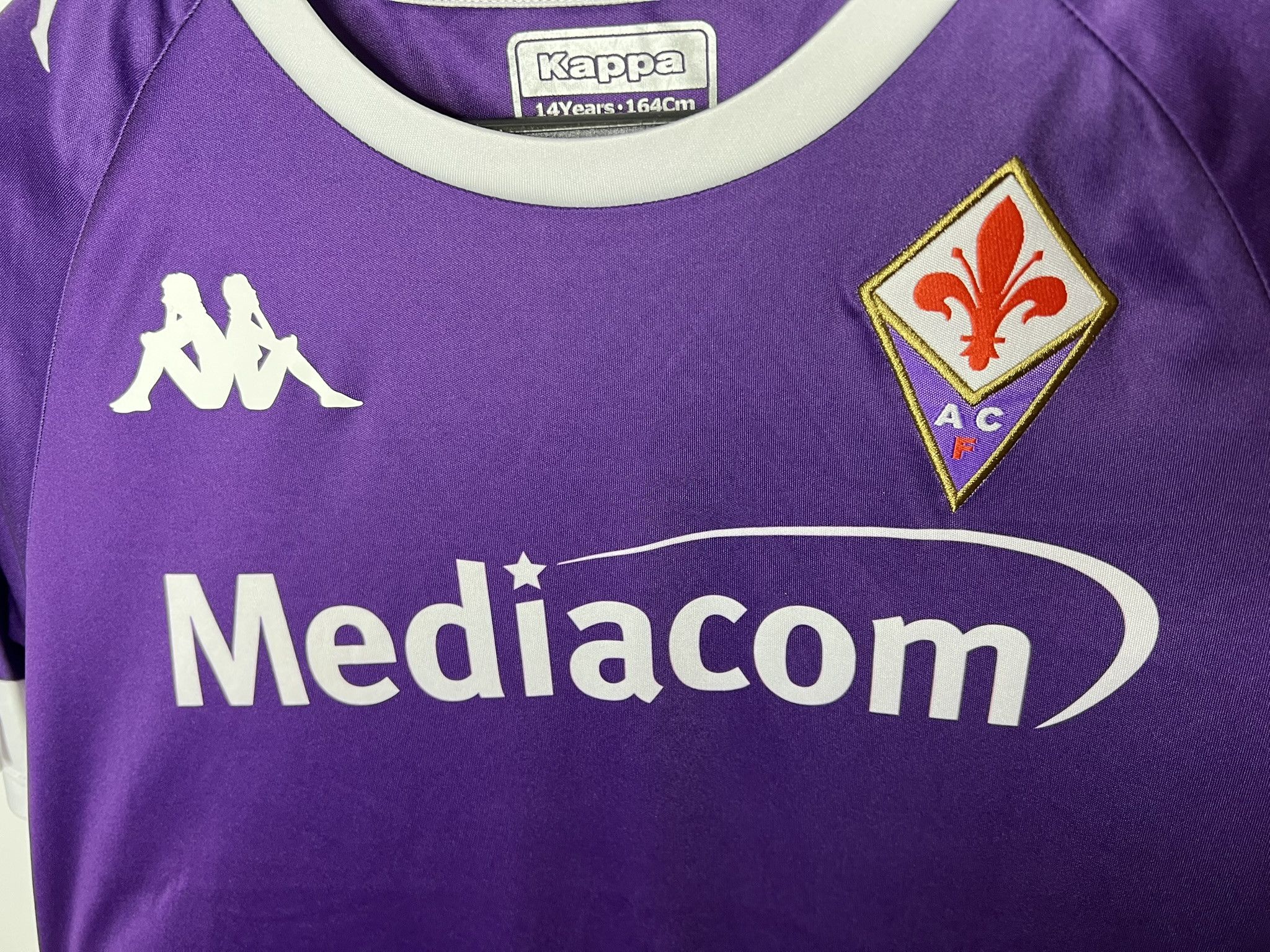 Kappa FIORENTINA 2020 2021 HOME FOOTBALL SHIRT SOCCER JERSEY Size US XS / EU 42 / 0 - 3 Thumbnail