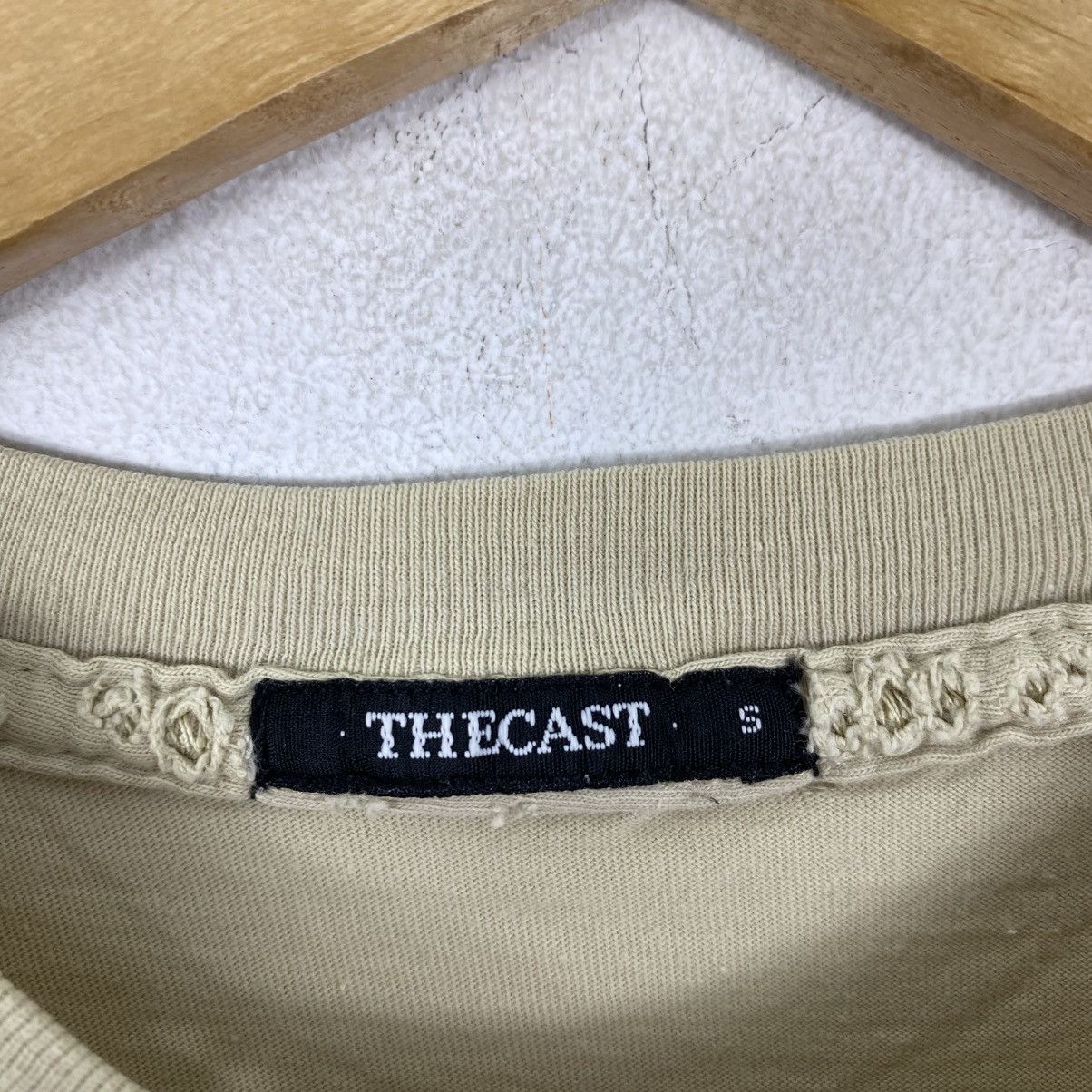 Japanese Brand The Cast NYC Punk Graphic Tee S distressed Thrashed Cream Size US S / EU 44-46 / 1 - 7 Thumbnail
