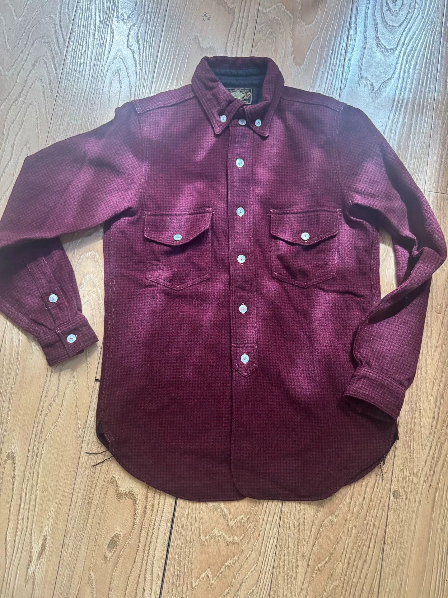 Freewheelers Heavyweight Red Wool Hunting Shirt Size US L / EU 52-54 / 3 - 1 Thumbnail