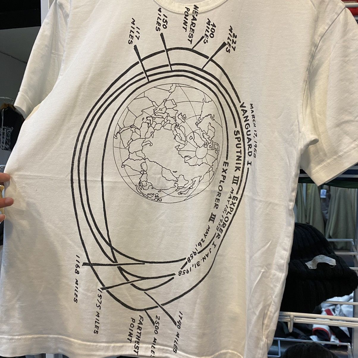 Comme des Garcons Homme Comme Des Garcons Homme 'Satellite Orbit' AD2005 Tee Size US S / EU 44-46 / 1 - 5 Thumbnail