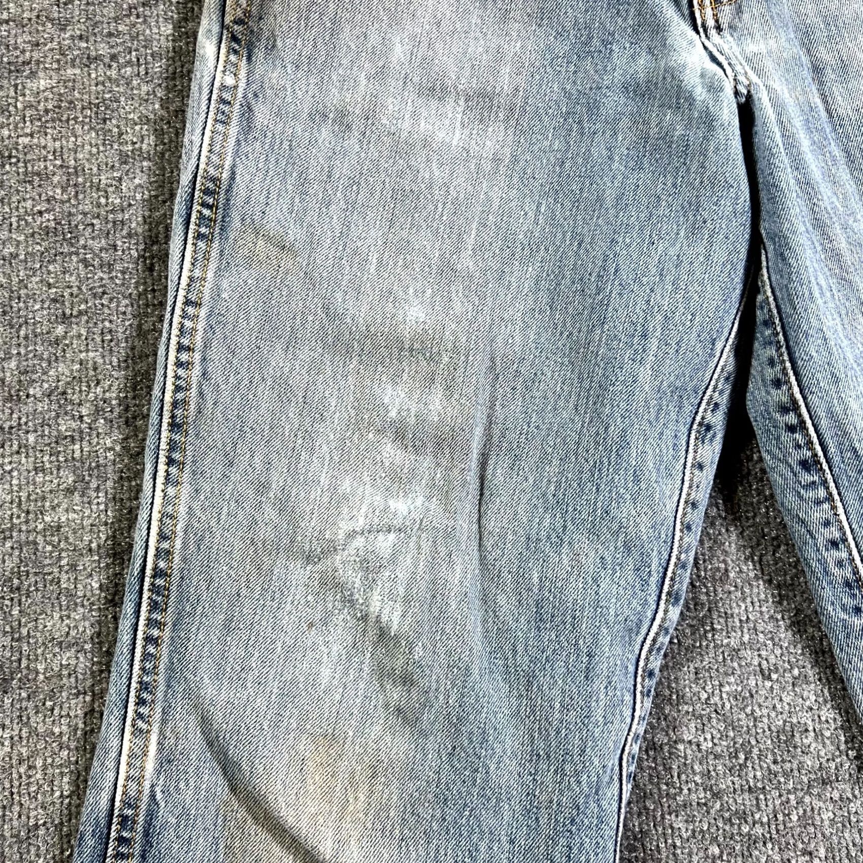 Denime Cinch Jeans Mens 31x32 Blue Denim 100% Cotton Light Wash Straight 5-Pocket Belt-Loops Jeans Mens Size US 31 - 5 Thumbnail