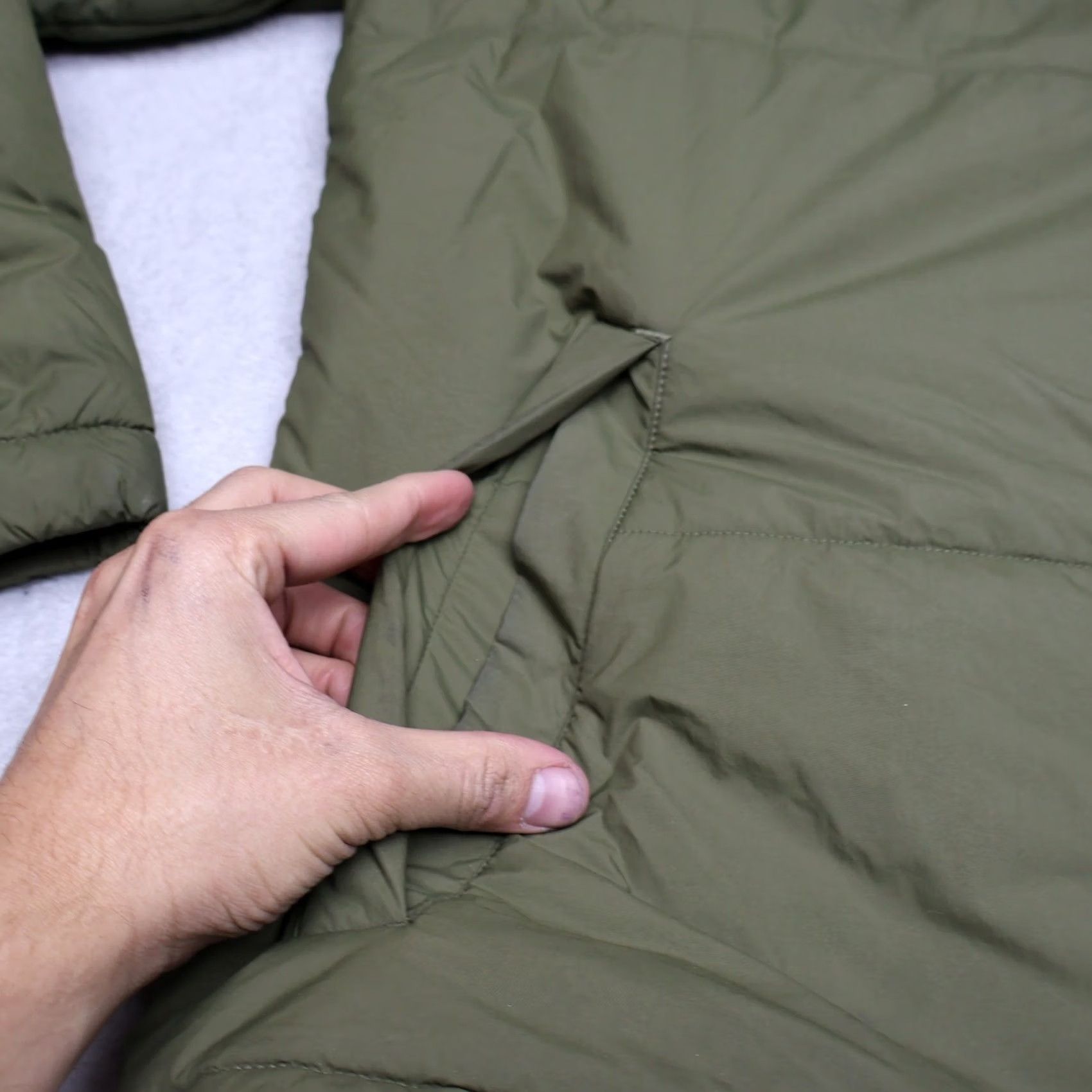 Vintage REI Jacket Mens Large Green Insulated Full Zip Puffer Outdoor Wind Rain Quilted Nylon Stand-Up Collar Size US L / EU 52-54 / 3 - 3 Thumbnail