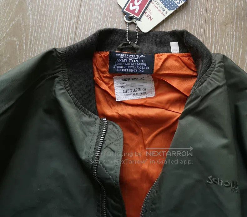 Schott Schott Men's short stand-up collar jacket Size US M / EU 48-50 / 2 - 5 Thumbnail