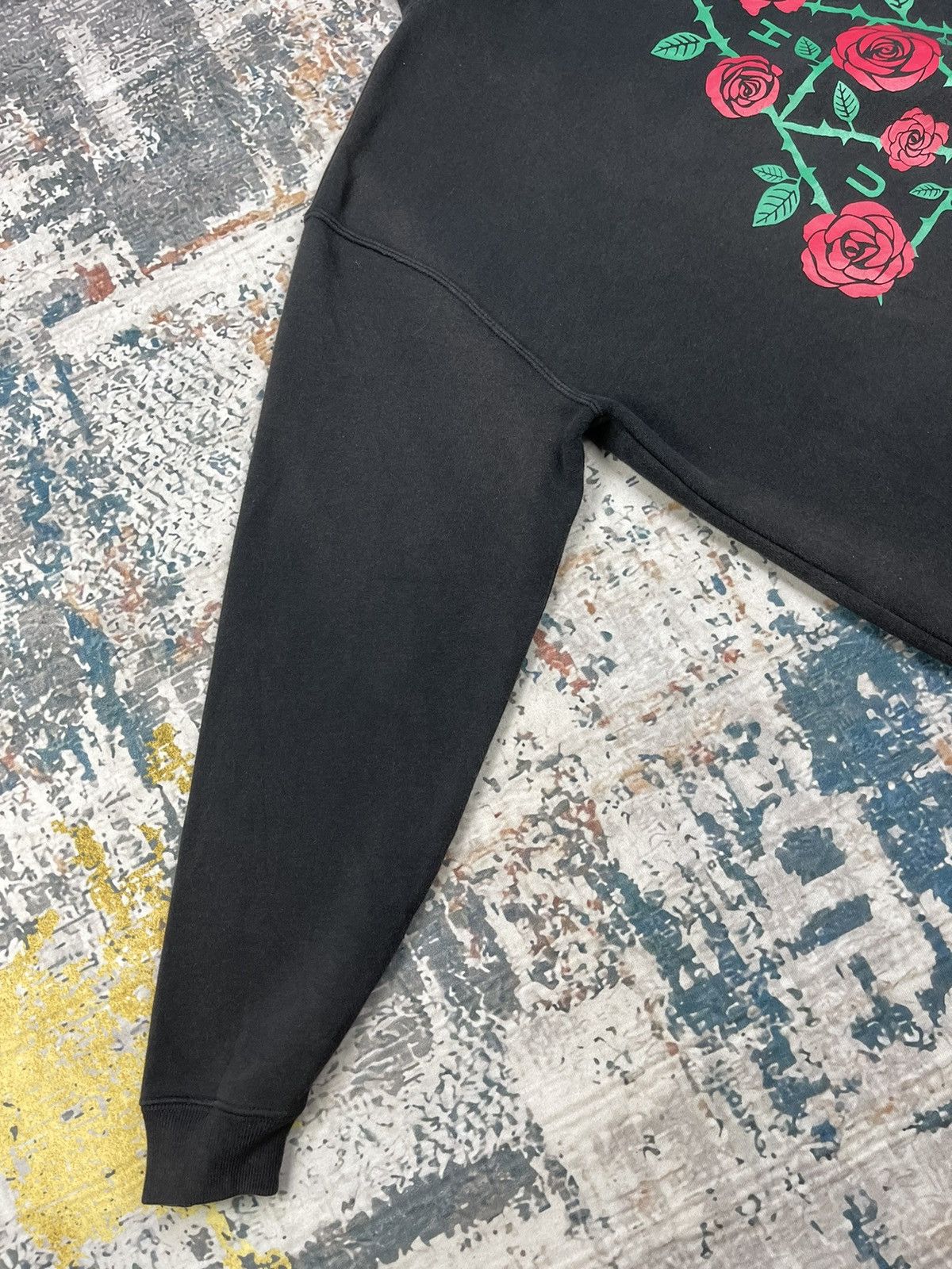 Huf HUF Worldwide Dystopia Roses Pull Over Hoodies Size US XL / EU 56 / 4 - 3 Thumbnail