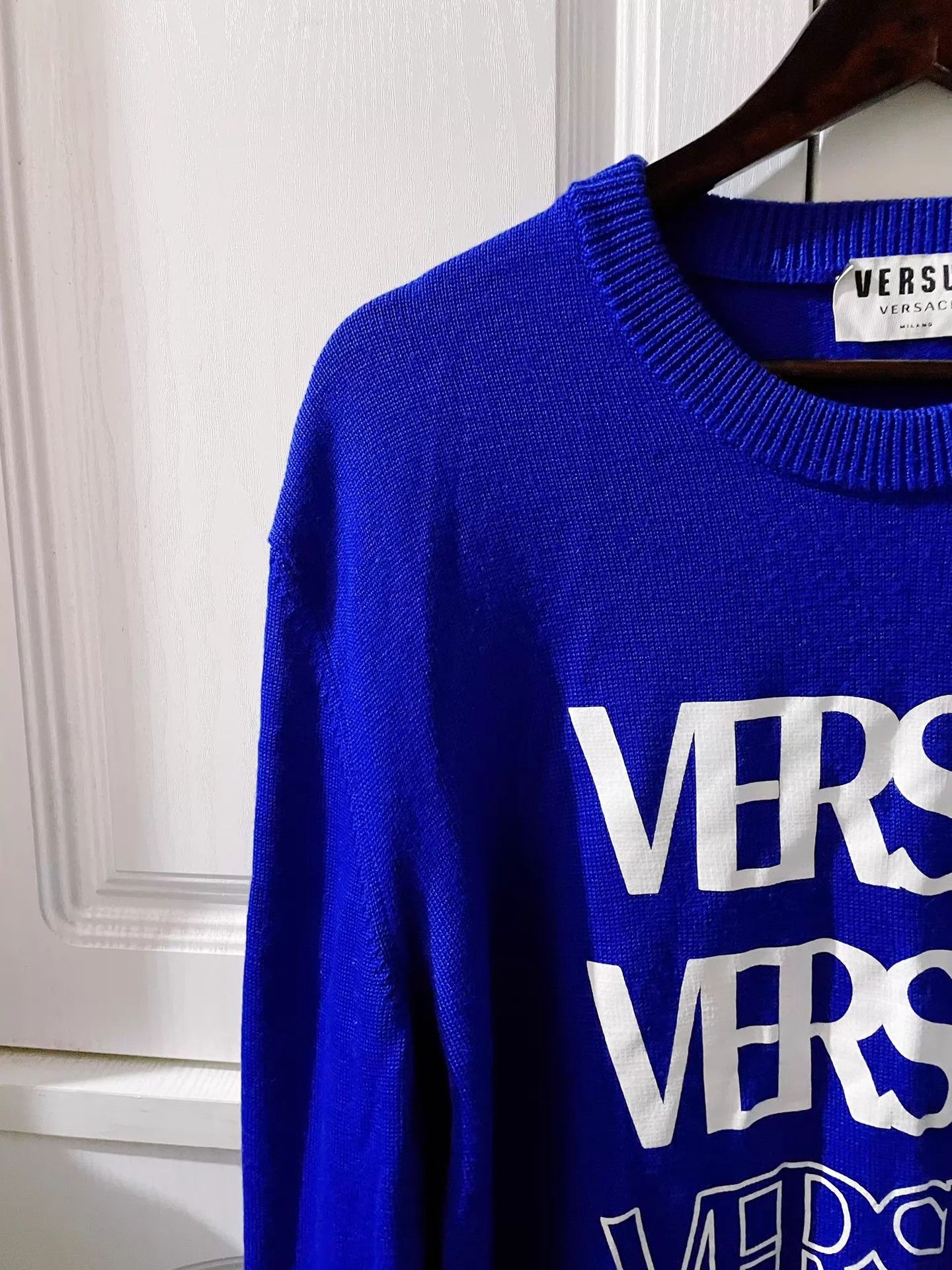 Versace Versace VS Collection Runway Wool Knit Hoodie Size US M / EU 48-50 / 2 - 5 Thumbnail