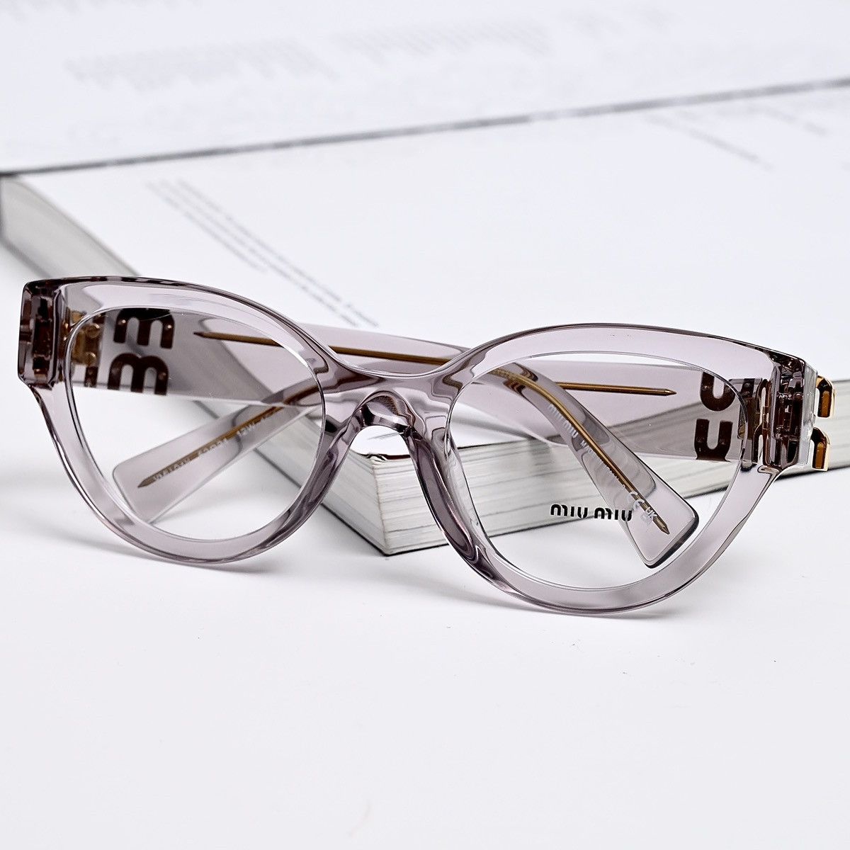Miu Miu MIU MIU 0MU 01VV GLASSES Size ONE SIZE - 12 Thumbnail