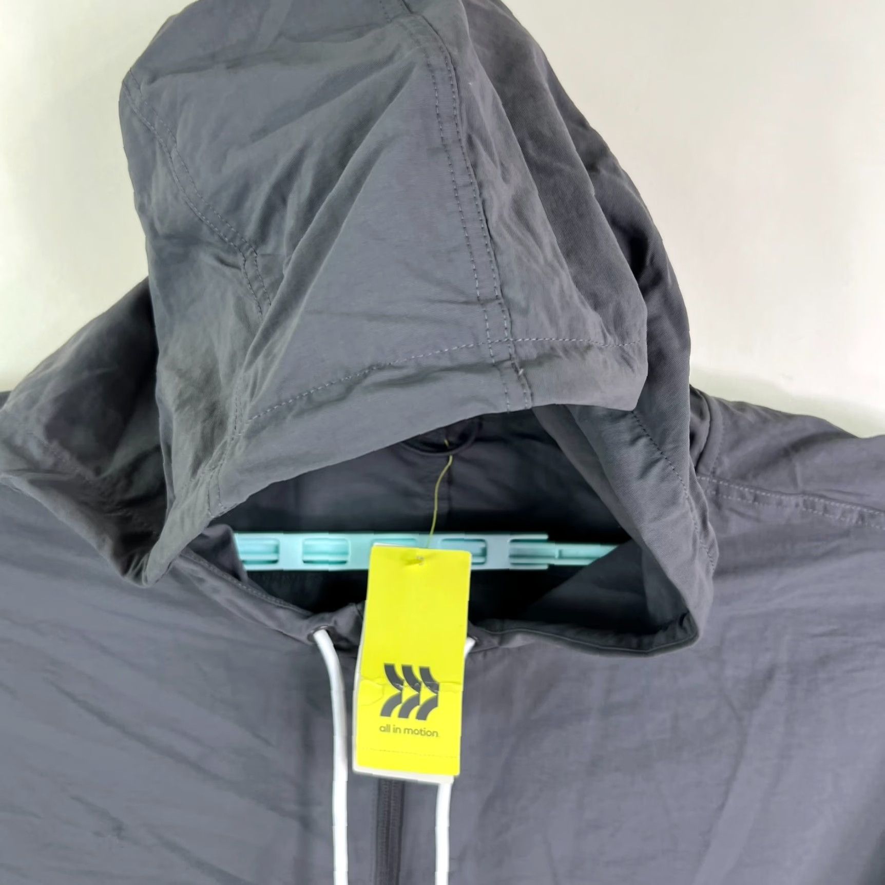 Vintage All in Motion Hooded Windbreaker 1/4 Zip Gray 2XL Mens Windbreaker Size US XXL / EU 58 / 5 - 3 Thumbnail
