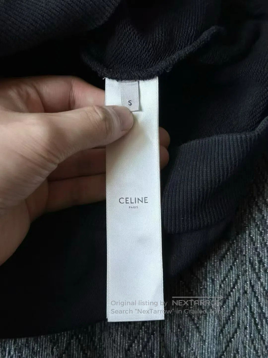 Celine Celine Letter Logo Zip Hoodie. Size S / US 4 / IT 40 - 4 Thumbnail