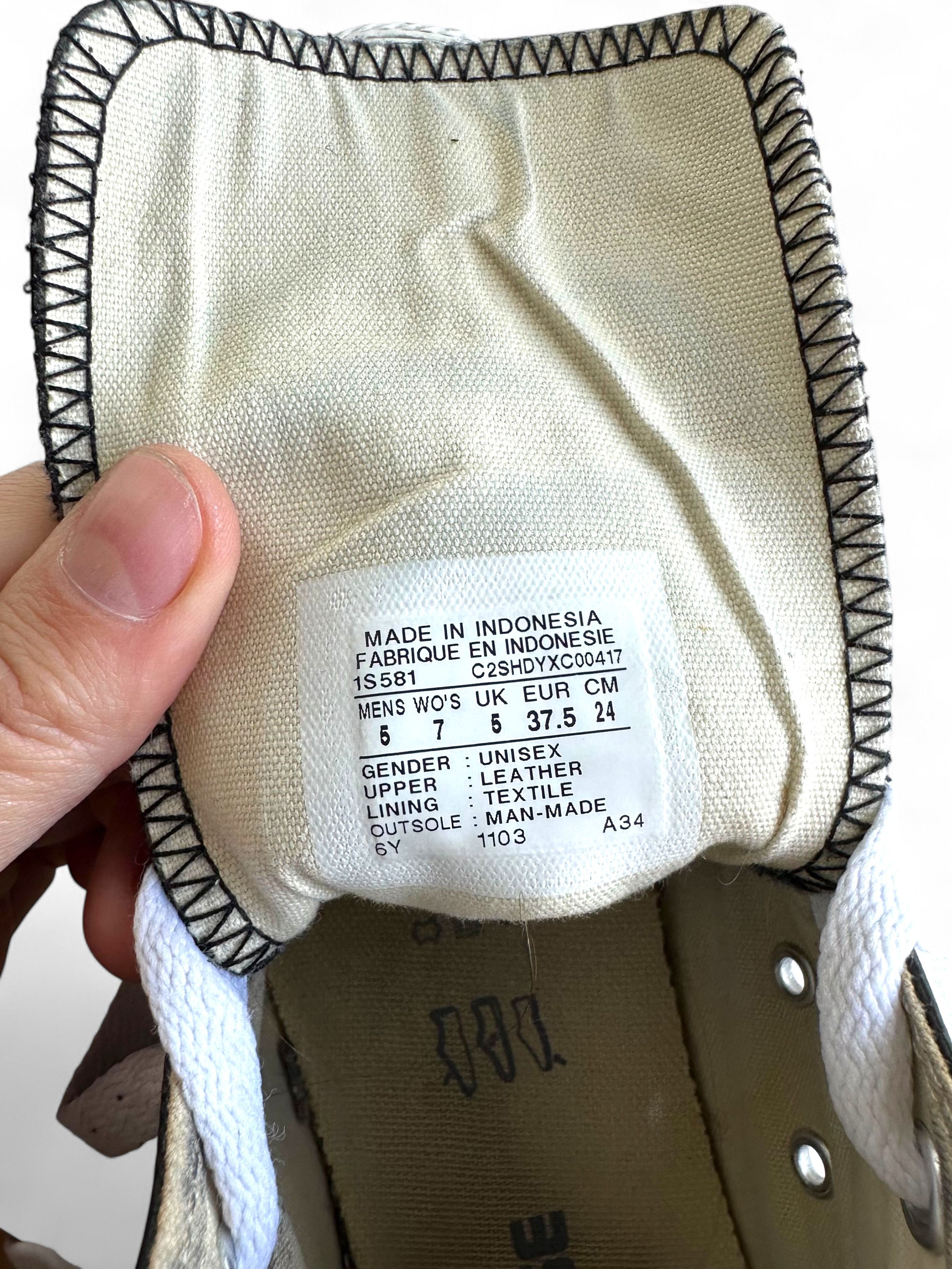 Converse Converse Chuck Tailor Leather High US7 Size US 7 / IT 37 - 11 Thumbnail