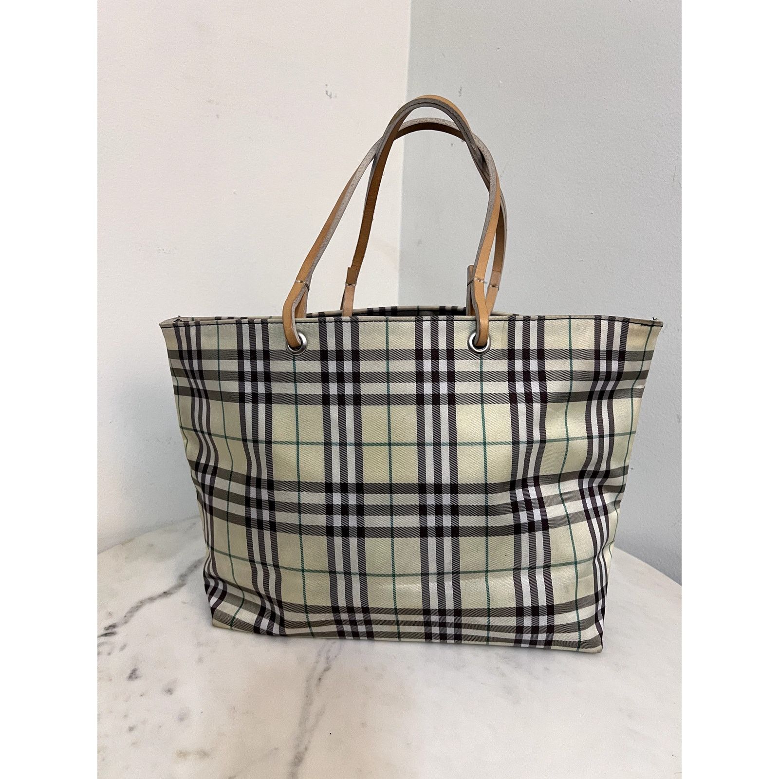 Burberry VINTAGE Y2K Burberry London Nova Check - Yellow/Brown Size ONE SIZE - 1 Thumbnail