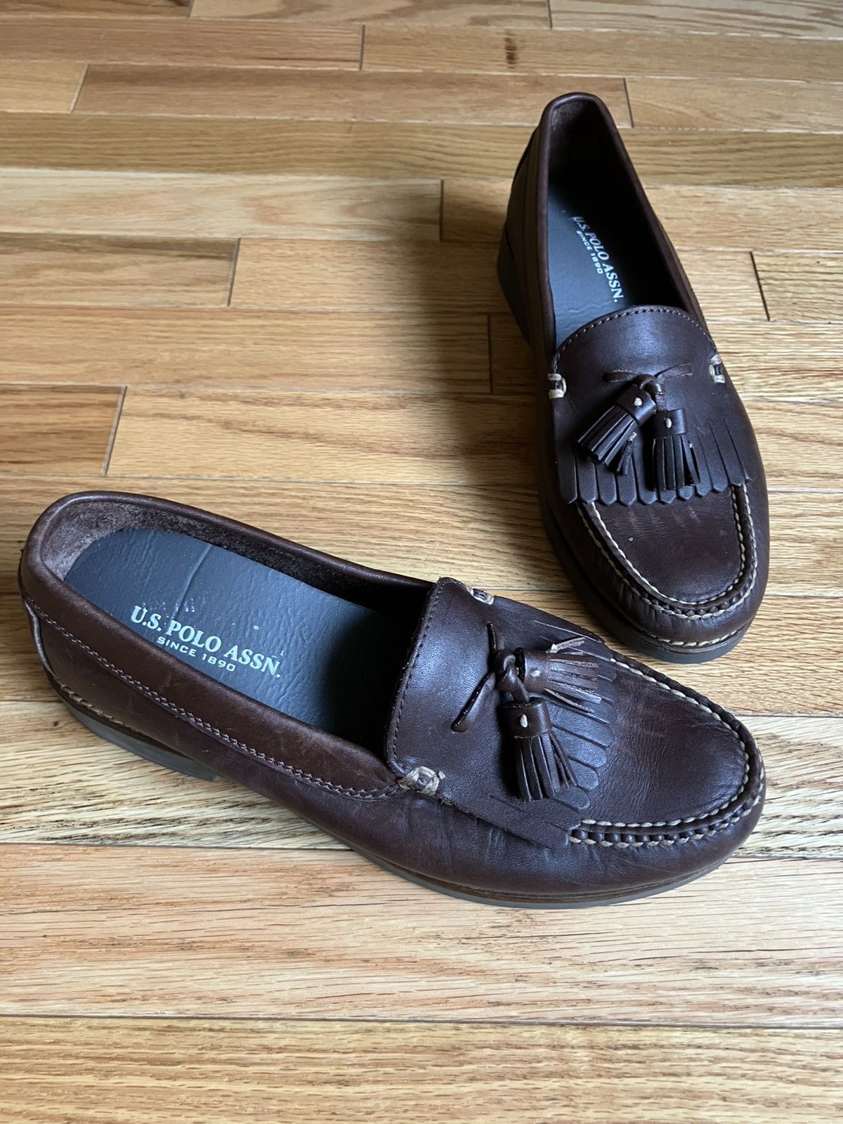 Polo Ralph Lauren Polo Ralph Lauren men’s tassel loafer sz 8D preppy old money Size US 8 / EU 41 - 2 Thumbnail