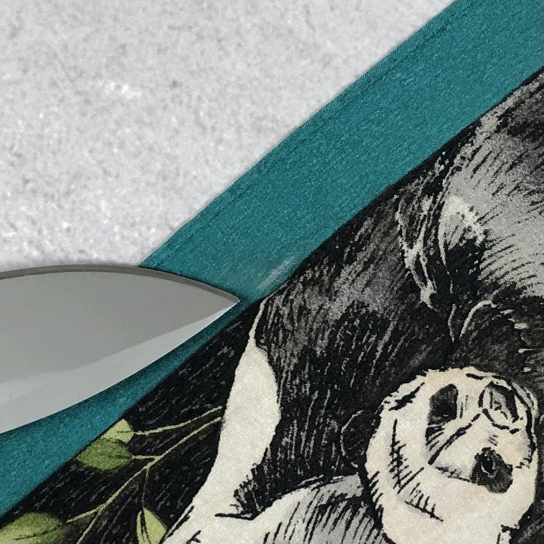 WWF 90s WWF Silk Japan Vera Companies Panda Scarf Wrap Size ONE SIZE - 10 Thumbnail