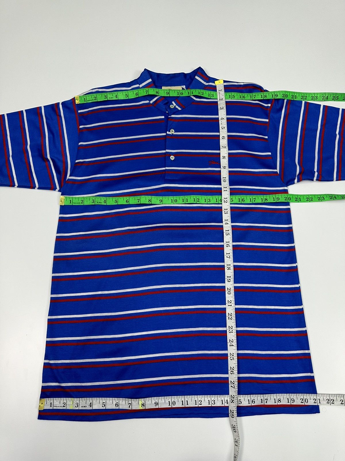 Longchamp Vintage Longchamp Paris Stripe TShirt A643 Size US M / EU 48-50 / 2 - 5 Thumbnail