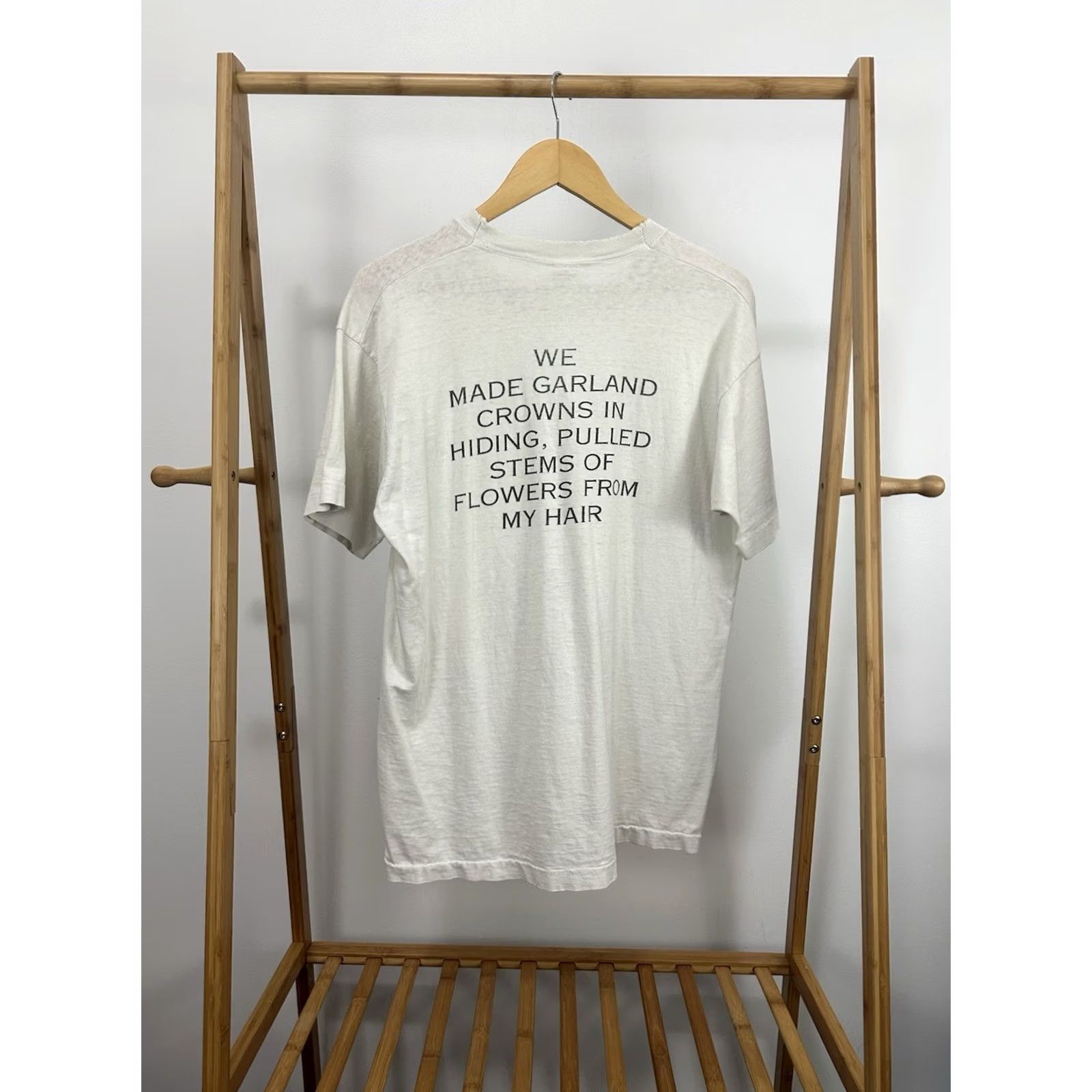 Fruit Of The Loom VTG Maniacs 90s Our Time In Eden Band Tour Worn Natalie T-Shirt L RARE Shirt Mens White 90s Concert Band Tour merch Natalie Merchant VTG Size US L / EU 52-54 / 3 - 2 Thumbnail