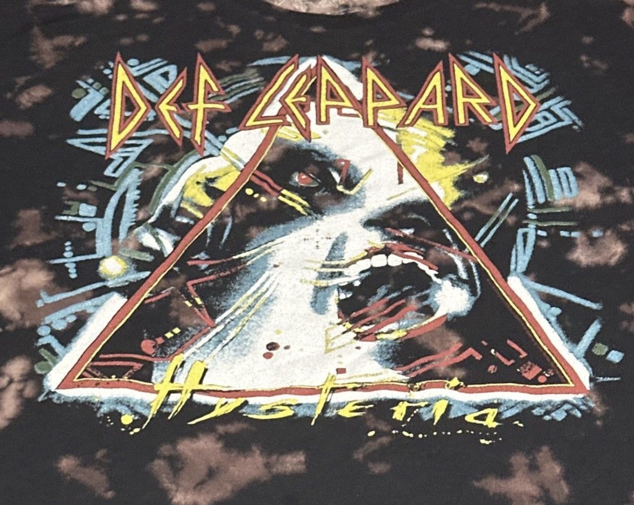 Band Tees Def lepard tie die tee Size US XXL / EU 58 / 5 - 2 Thumbnail