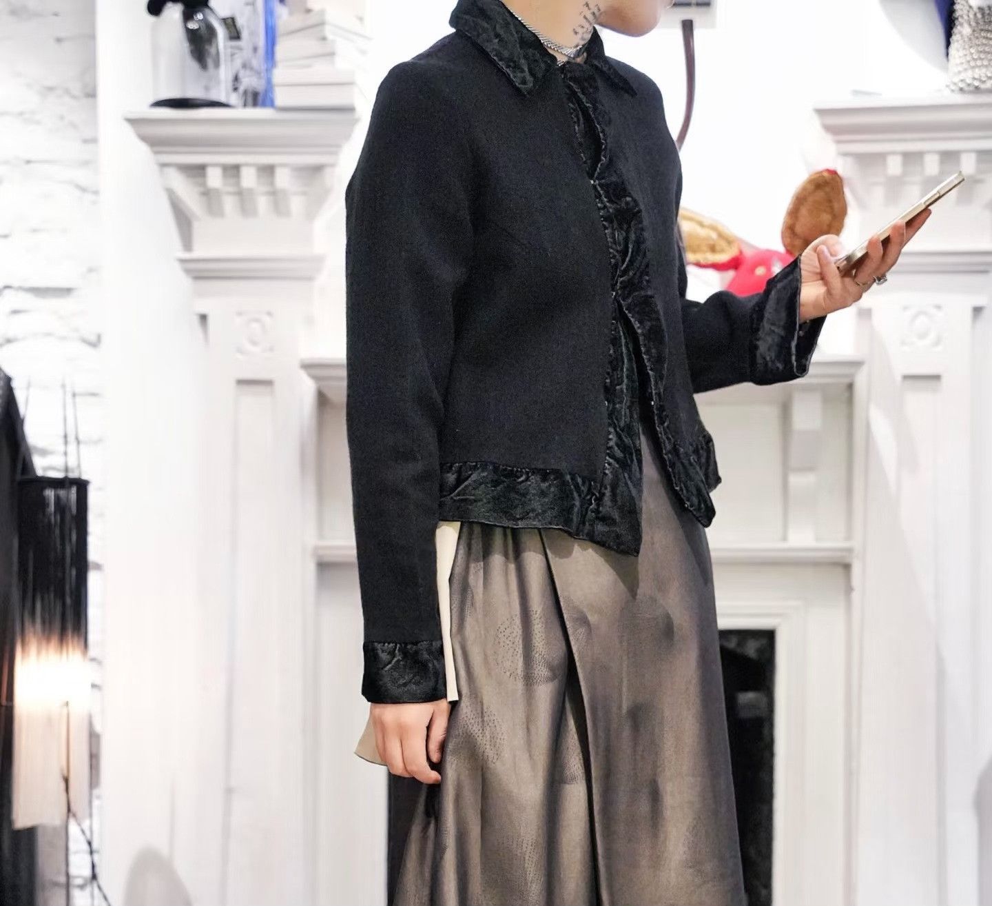 Comme des Garcons Comme des Garcons sizeF Lotus Flower Collar Shirt| Size M / US 6-8 / IT 42-44 - 8 Thumbnail