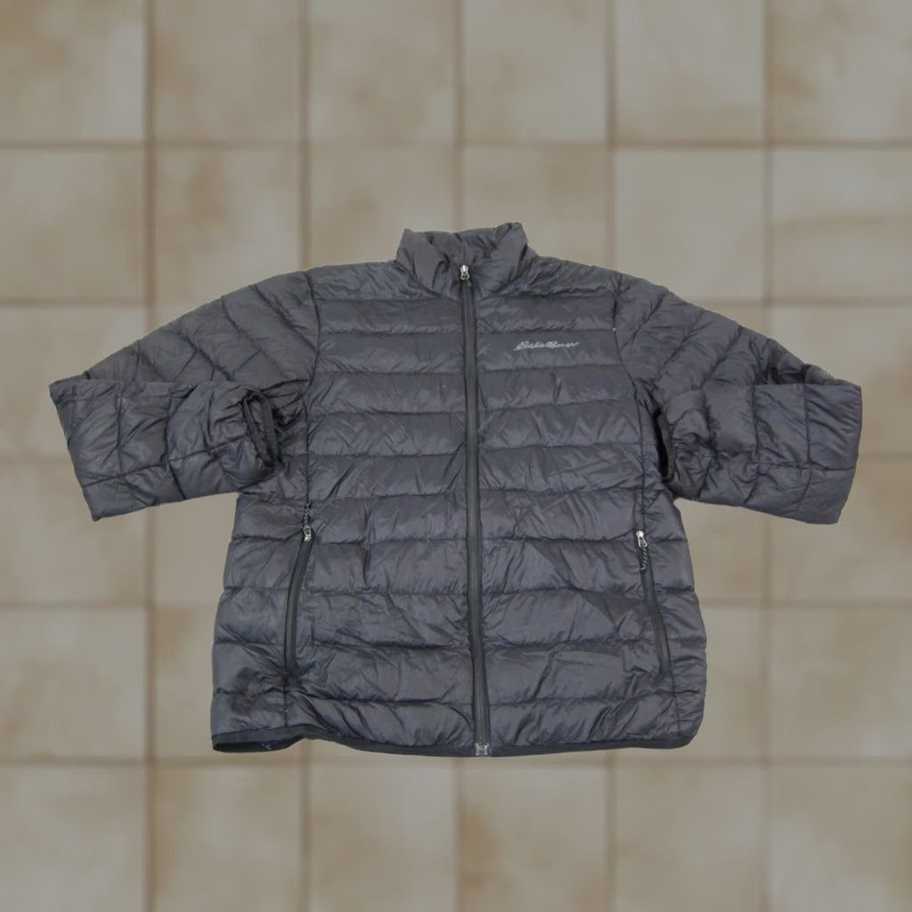 Eddie Bauer Eddie Bauer Jacket Mens Medium Black Down EB650 Insulated Zip Up Packable Full Zip Hooded Windbreaker Casual Outdoor Size US M / EU 48-50 / 2 - 1 Thumbnail