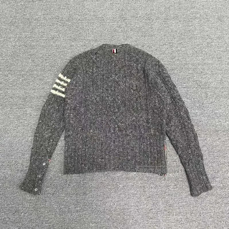 Thom Browne Thom Browne Gray Wool Blend Women's Cardigan 0089. Size S / US 4 / IT 40 - 2 Thumbnail