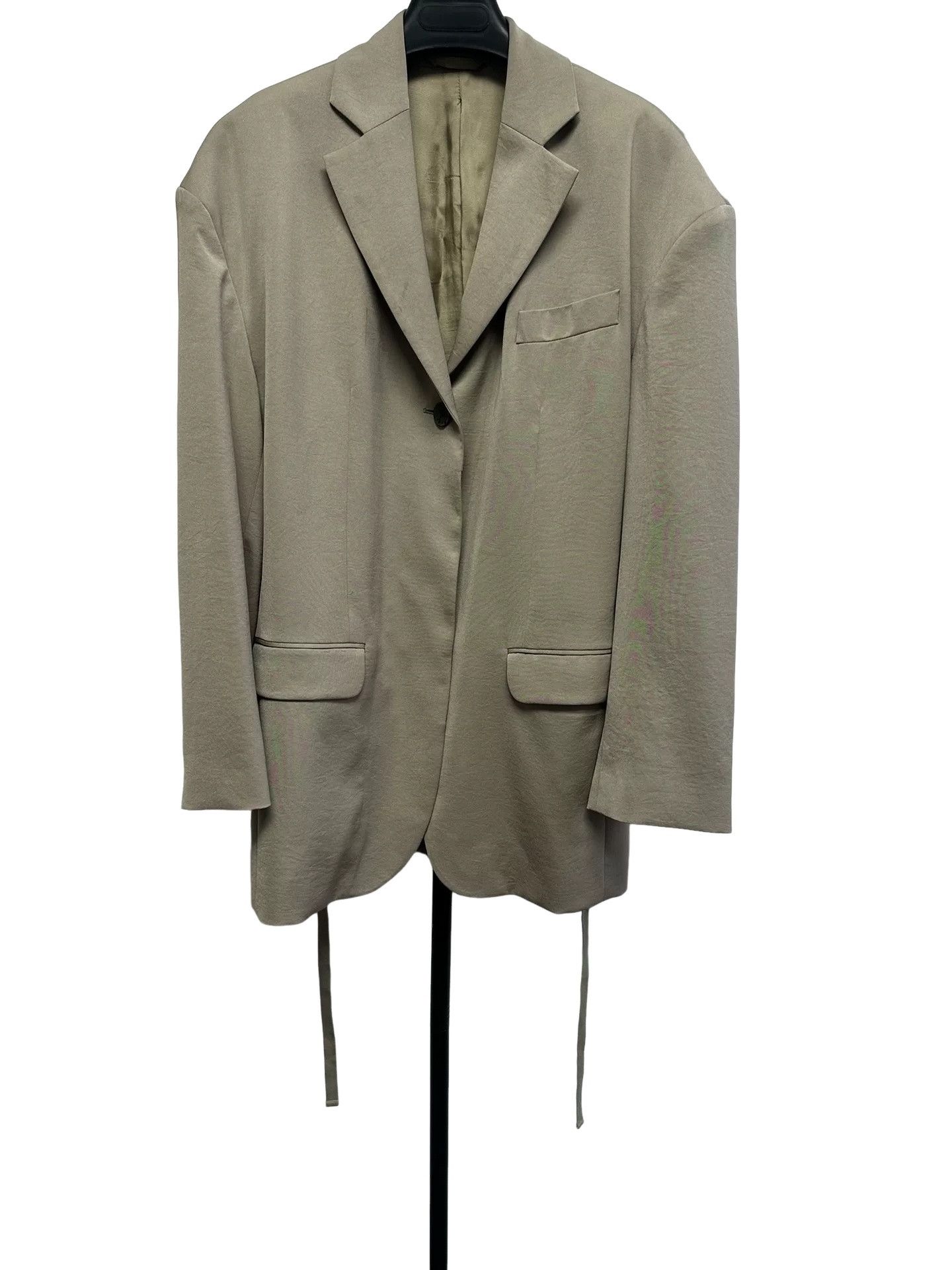 Acne Studios Acne Studios Gray Single-Breasted Blazer Size 36 Size XS / US 0-2 / IT 36-38 - 1 Thumbnail