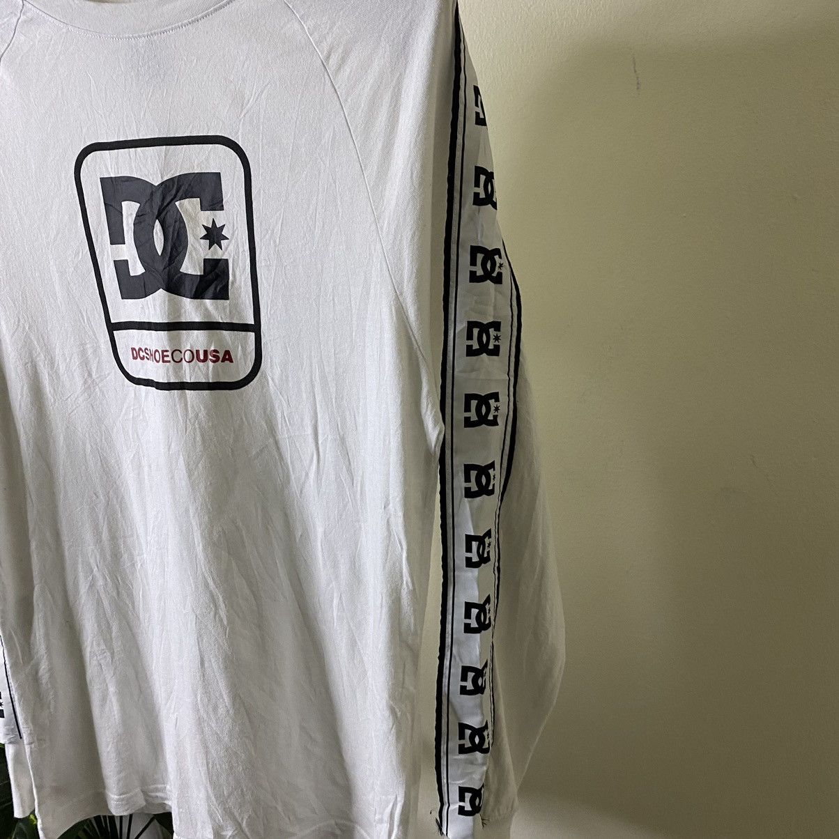 DC Vintage Y2K DC Shoe USA Skateboard Sidetape Skater LS Tee Size US M / EU 48-50 / 2 - 4 Thumbnail