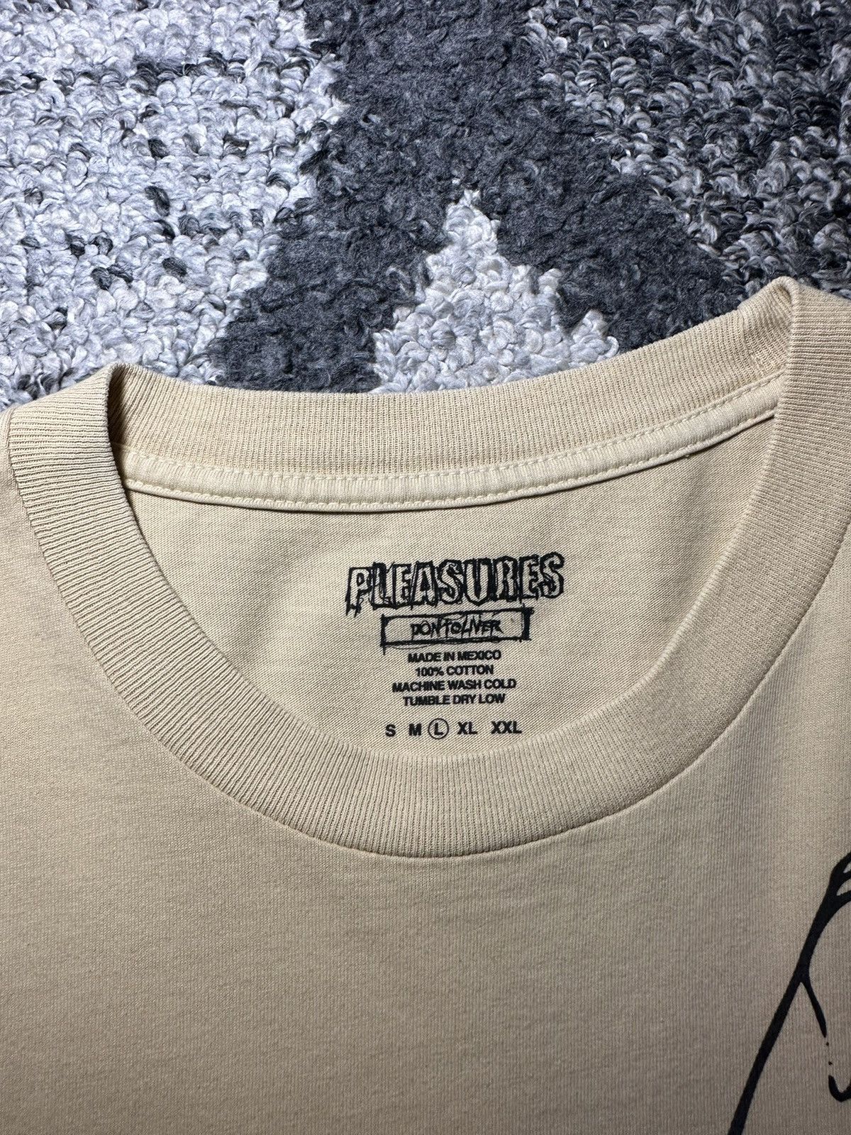 Pleasures × Travis Scott Pleasures x Don Toliver Scribble tee Size US L / EU 52-54 / 3 - 3 Thumbnail